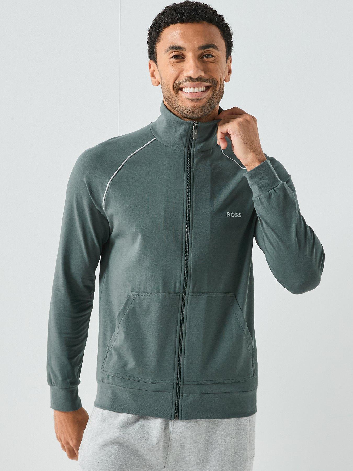 BOSS Bodywear Mix  &  Match Lounge Track Top - Green