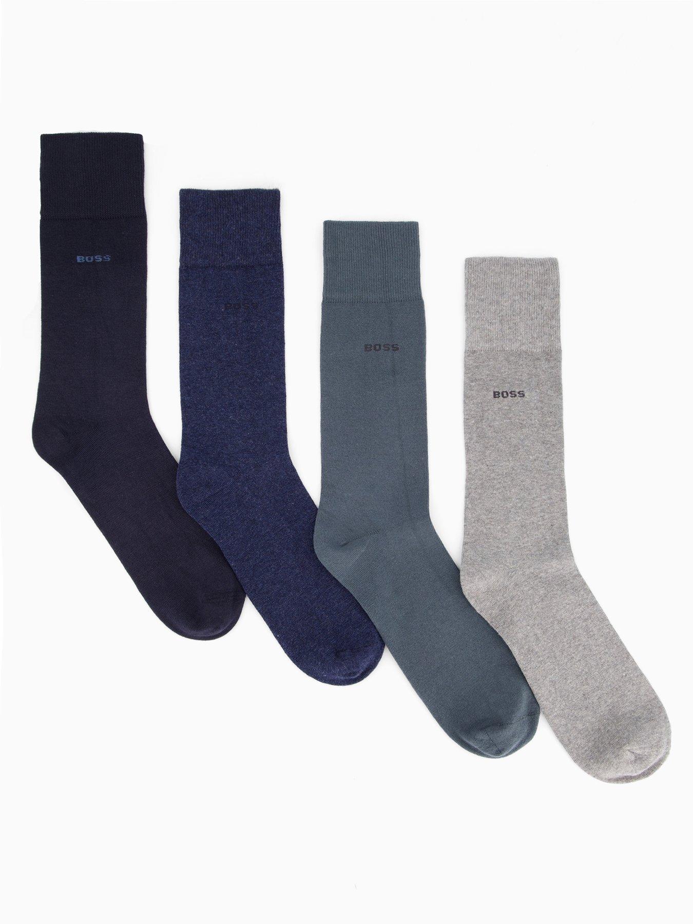 BOSS Bodywear 4 Pack Crew Sock Gift Set - Multi