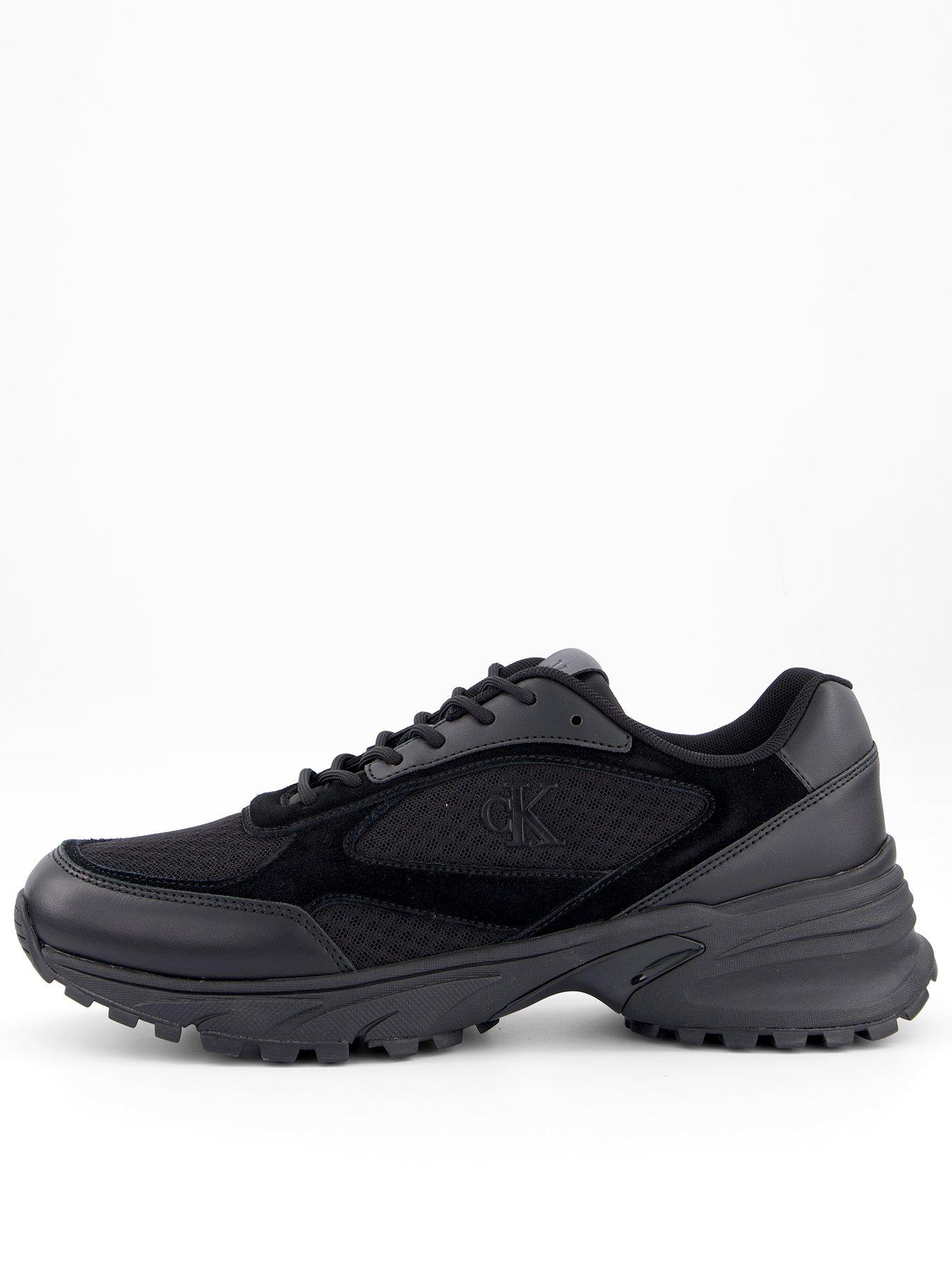Calvin Klein Hike Runner Mesh Mix Trainers - Black