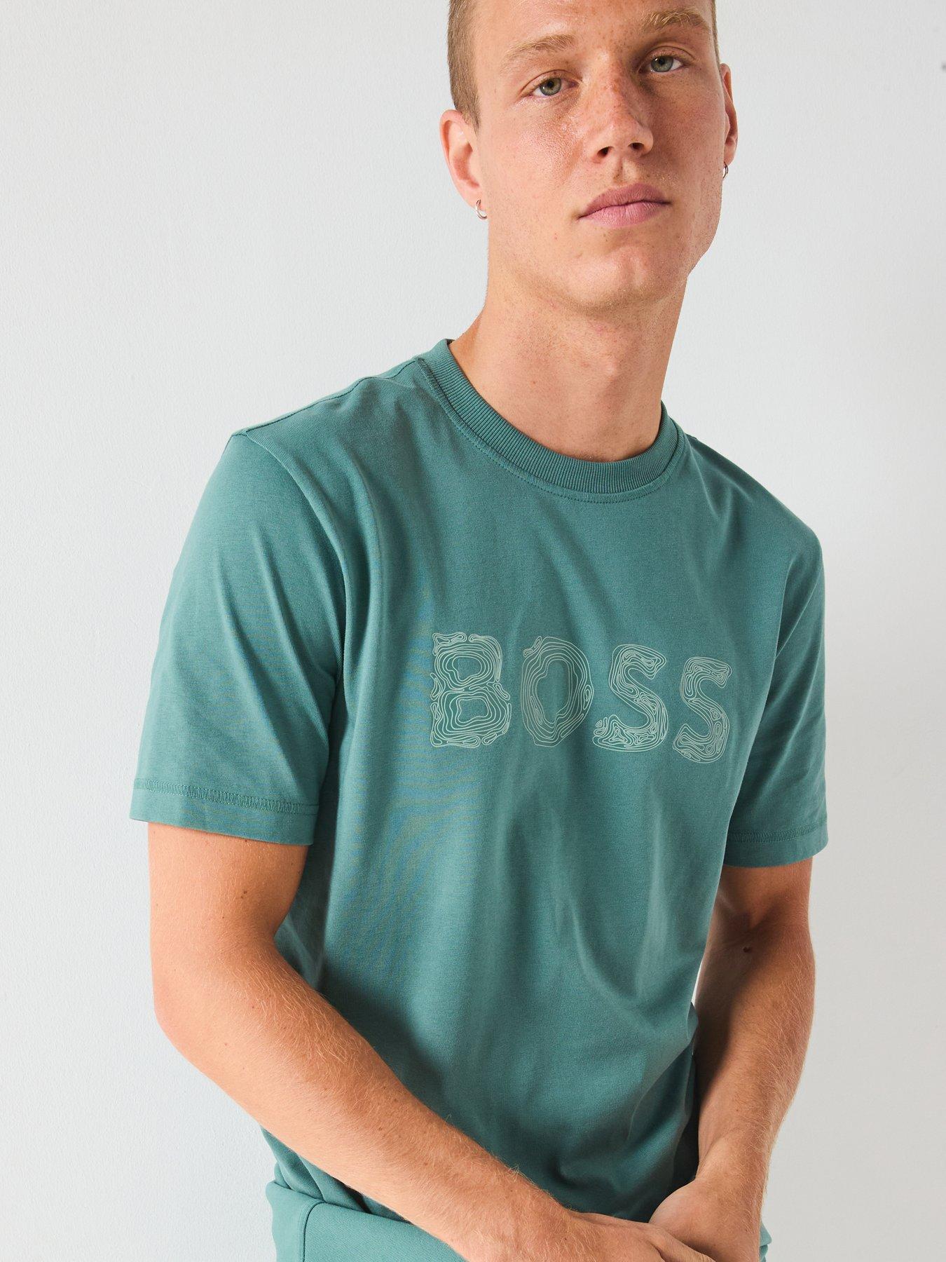 Image 4 of 5 of BOSS Logo T-Shirt - Green