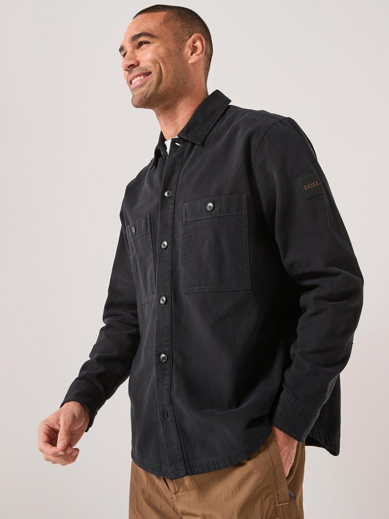 boss-oversize-fit-garment-dye-overshirt-black