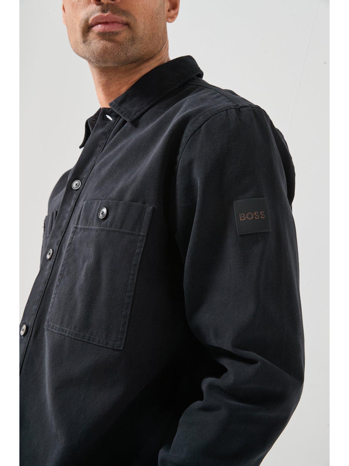boss-oversize-fit-garment-dye-overshirt-blackoutfit