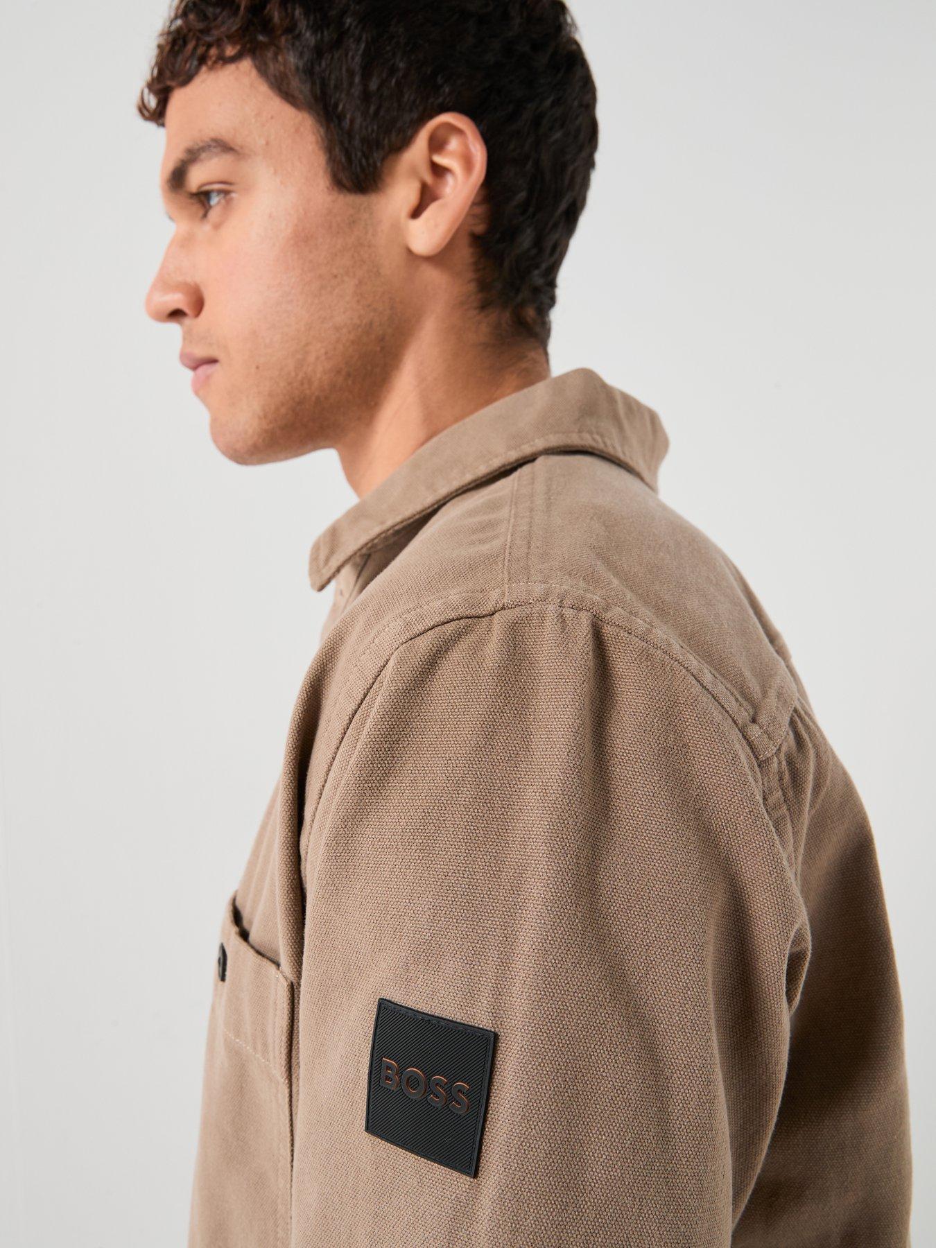 boss-oversize-fit-garment-dye-overshirt-dark-beigeoutfit