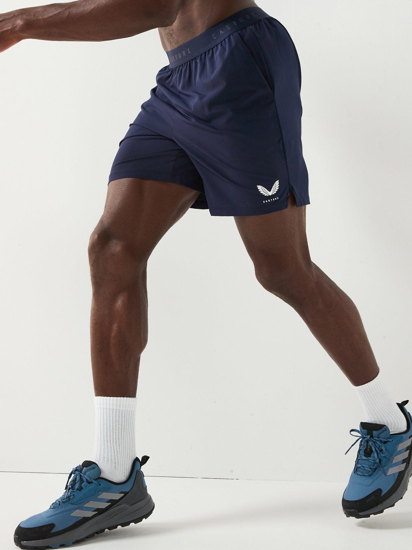 Castore Mens Training Adapt 7' Branded Elastic Shorts - Navy