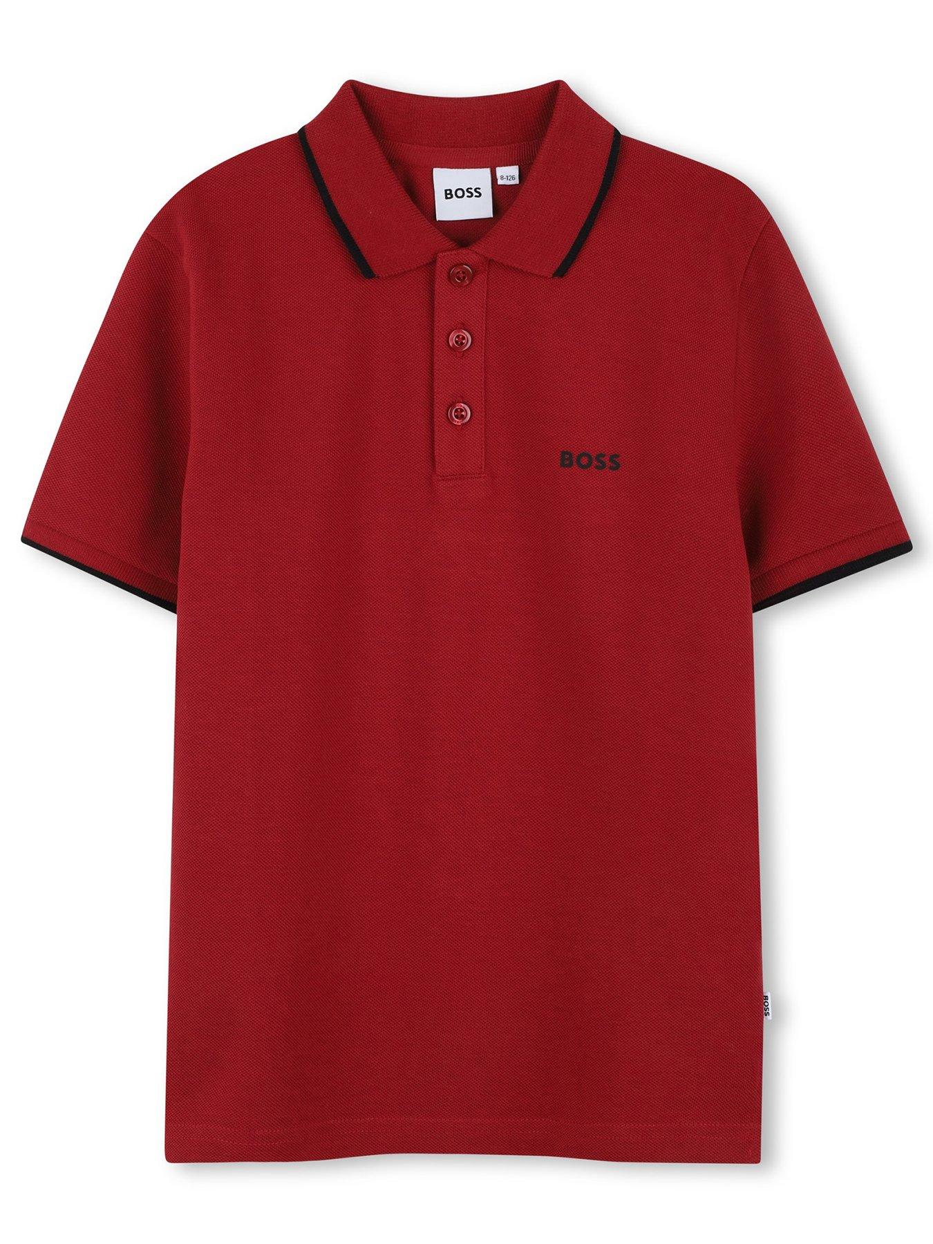 boss-boys-short-sleeve-logo-polo-shirt-dark-red