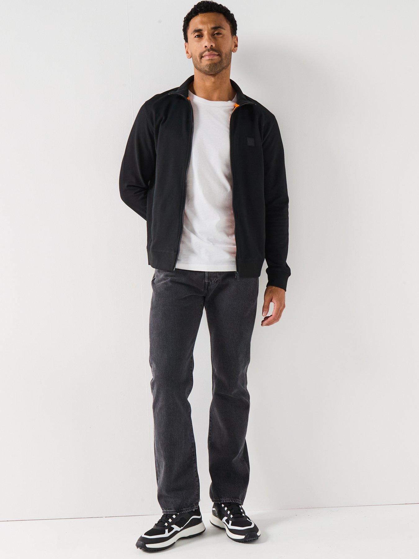Image 3 of 6 of BOSS Zestart Full Zip Sweatshirt - Black