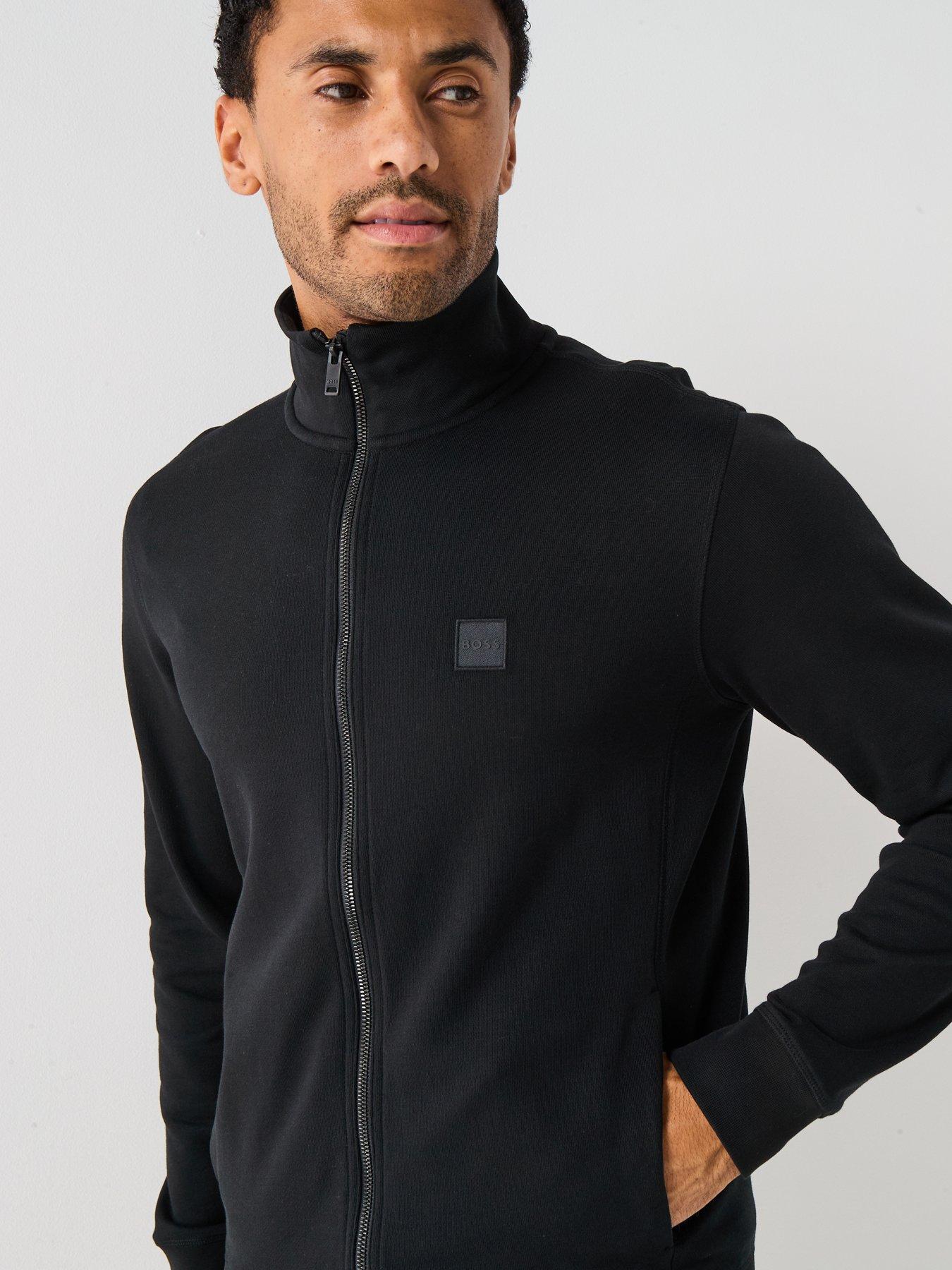 Image 4 of 6 of BOSS Zestart Full Zip Sweatshirt - Black