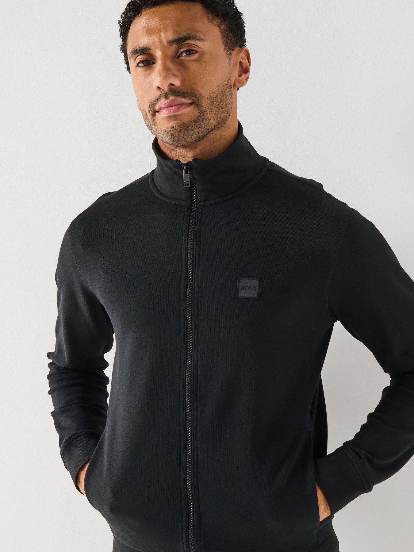 Image 5 of 6 of BOSS Zestart Full Zip Sweatshirt - Black
