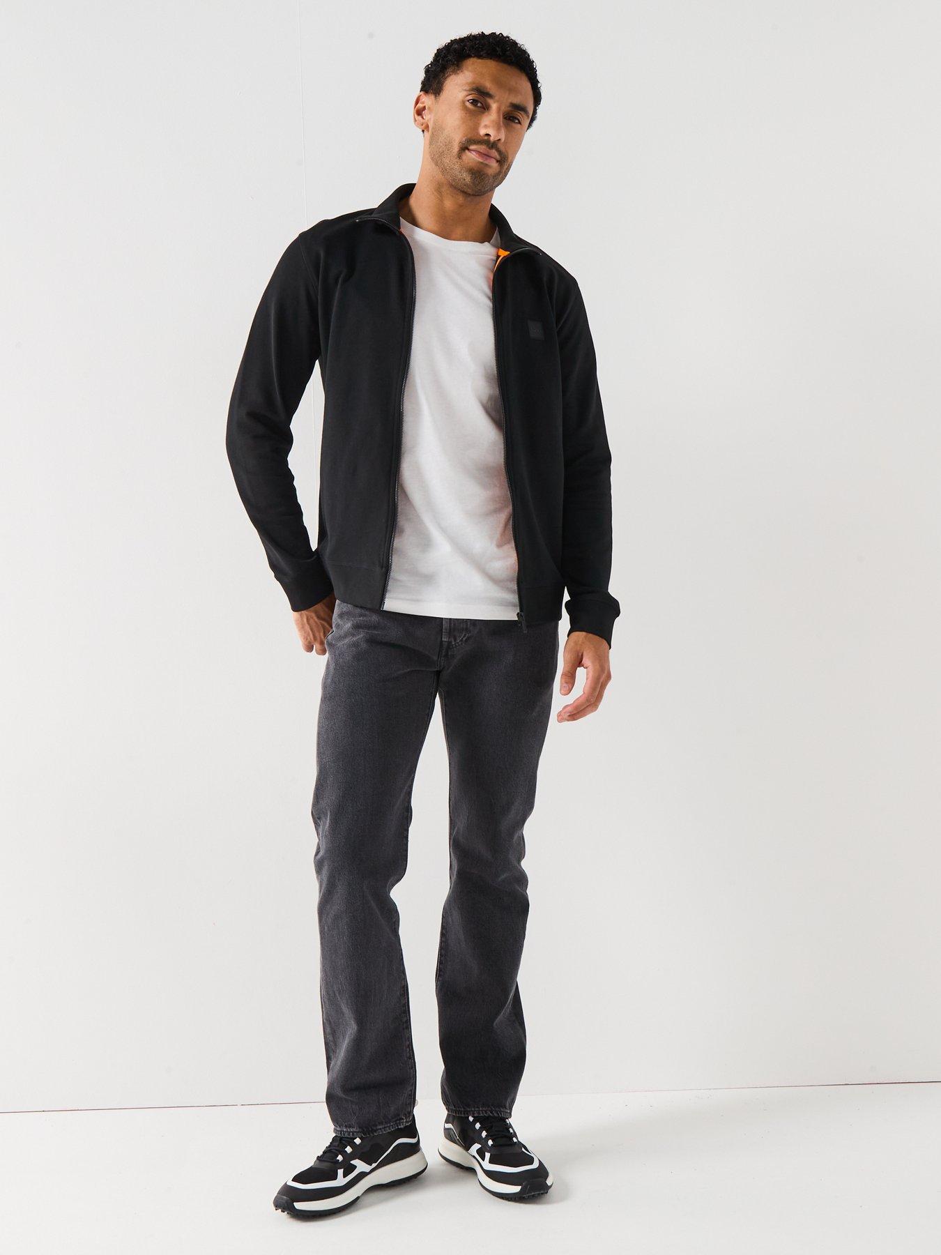 Image 6 of 6 of BOSS Zestart Full Zip Sweatshirt - Black