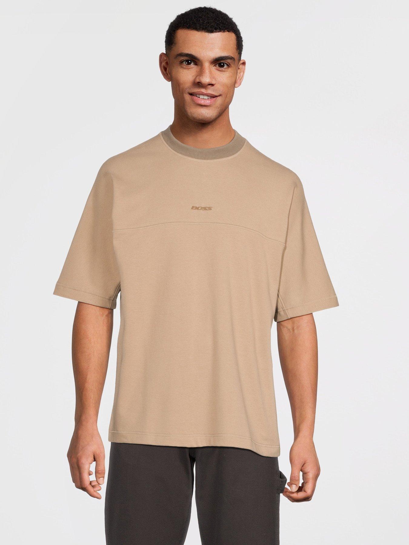 boss-heavy-jersey-centre-logo-t-shirt-dark-beige
