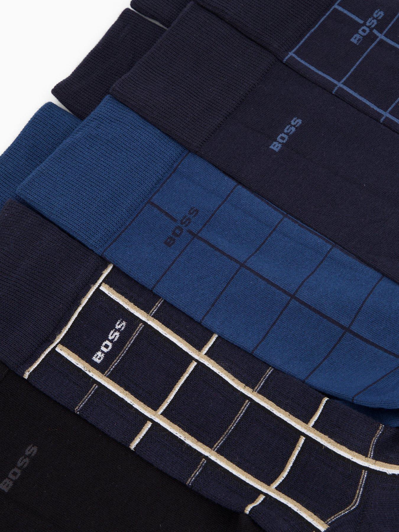 boss-bodywear-5-pack-check-crew-sock-gift-set-blueback