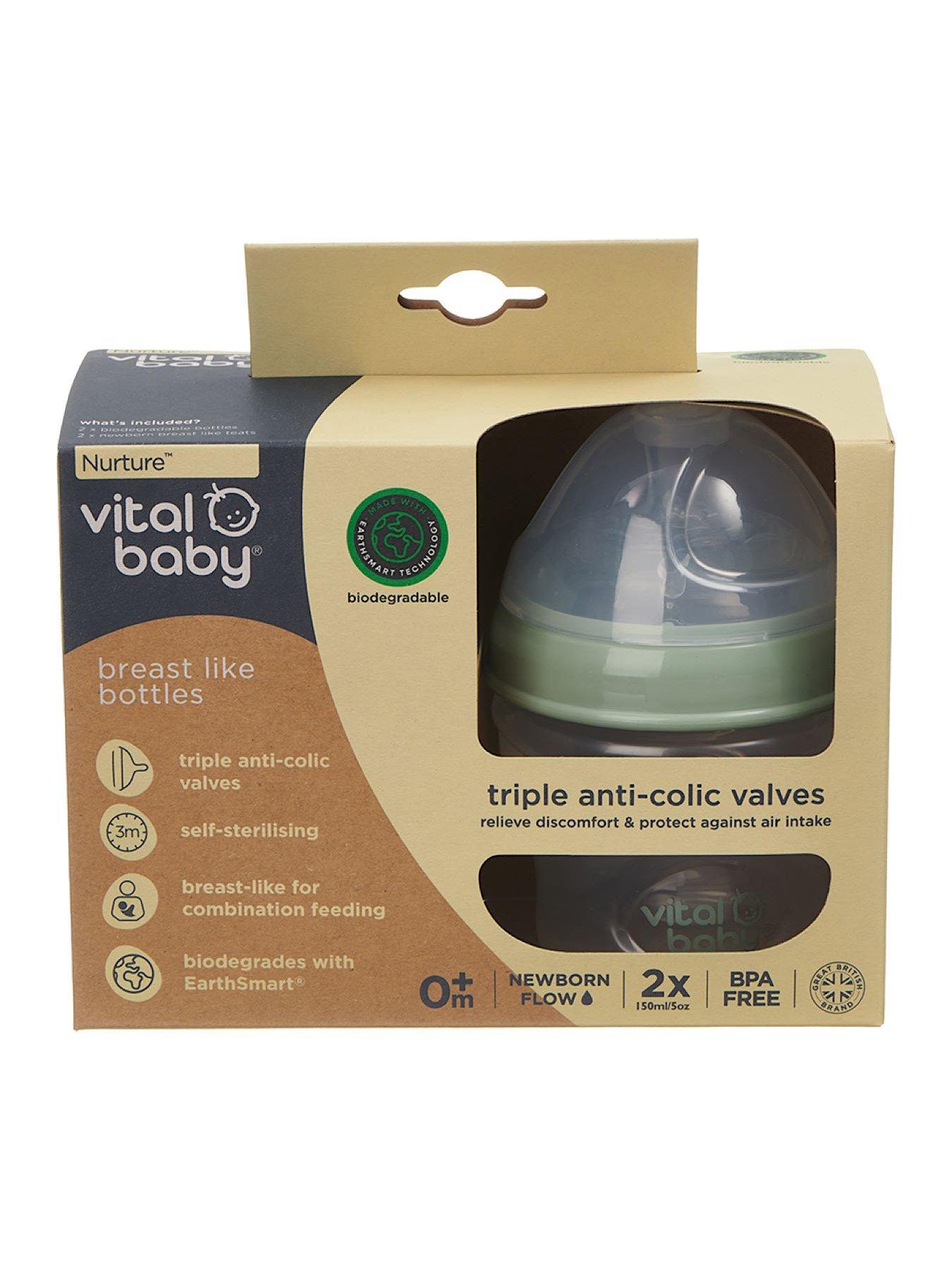 Vital Baby Vital Baby Breast Like Feeding Bottle 150ml 2pk