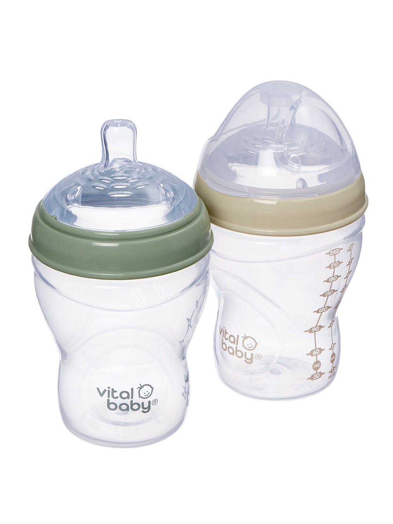 Image of Vital Baby Vital Baby Breast Like Feeding Bottle 240ml 2pk
