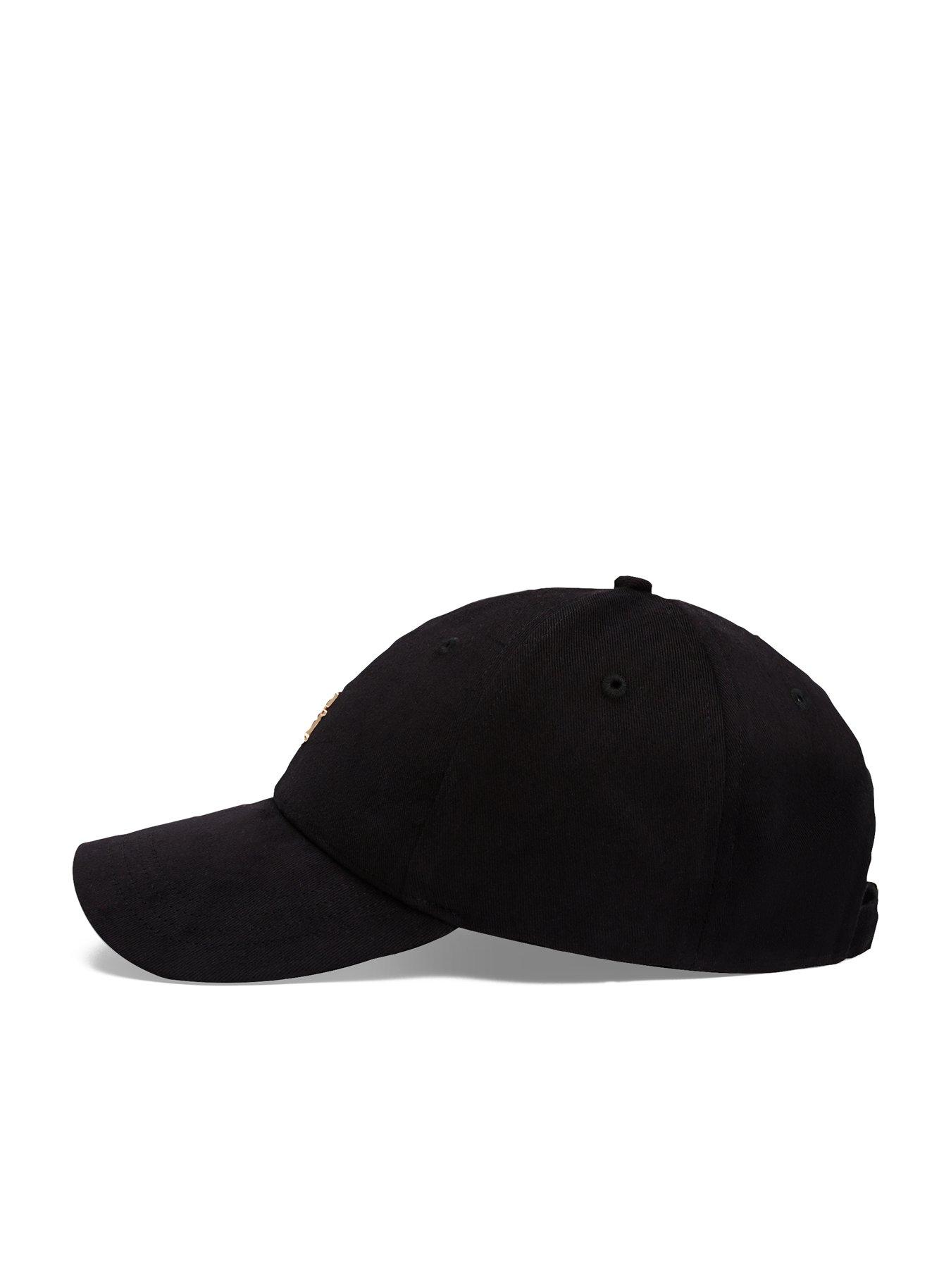 Image 4 of 4 of Tommy Hilfiger Chic Monogram Baseball Cap - Black