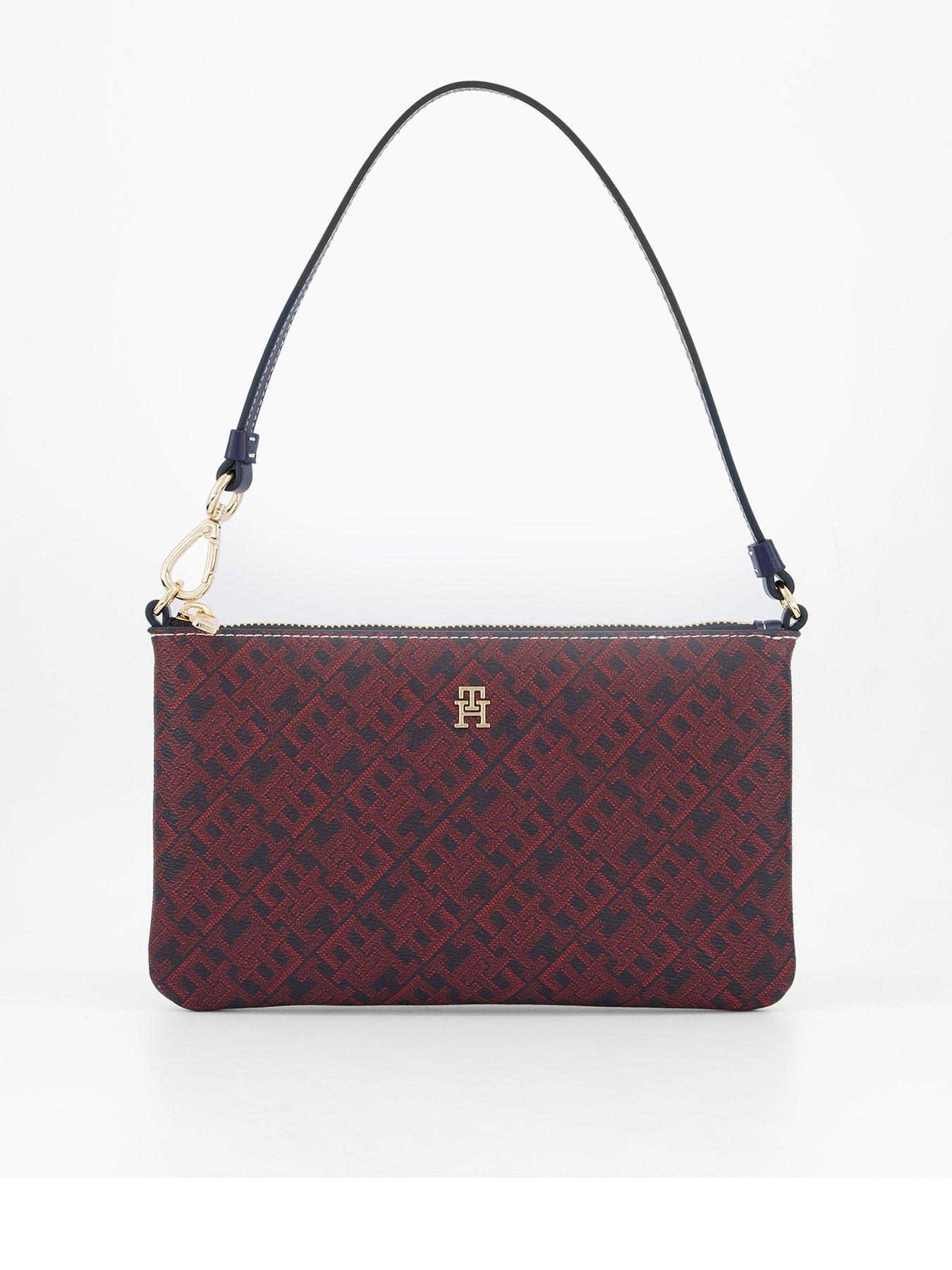Tommy Hilfiger Icon Shoulder Pouch Monogram Bag - Multi