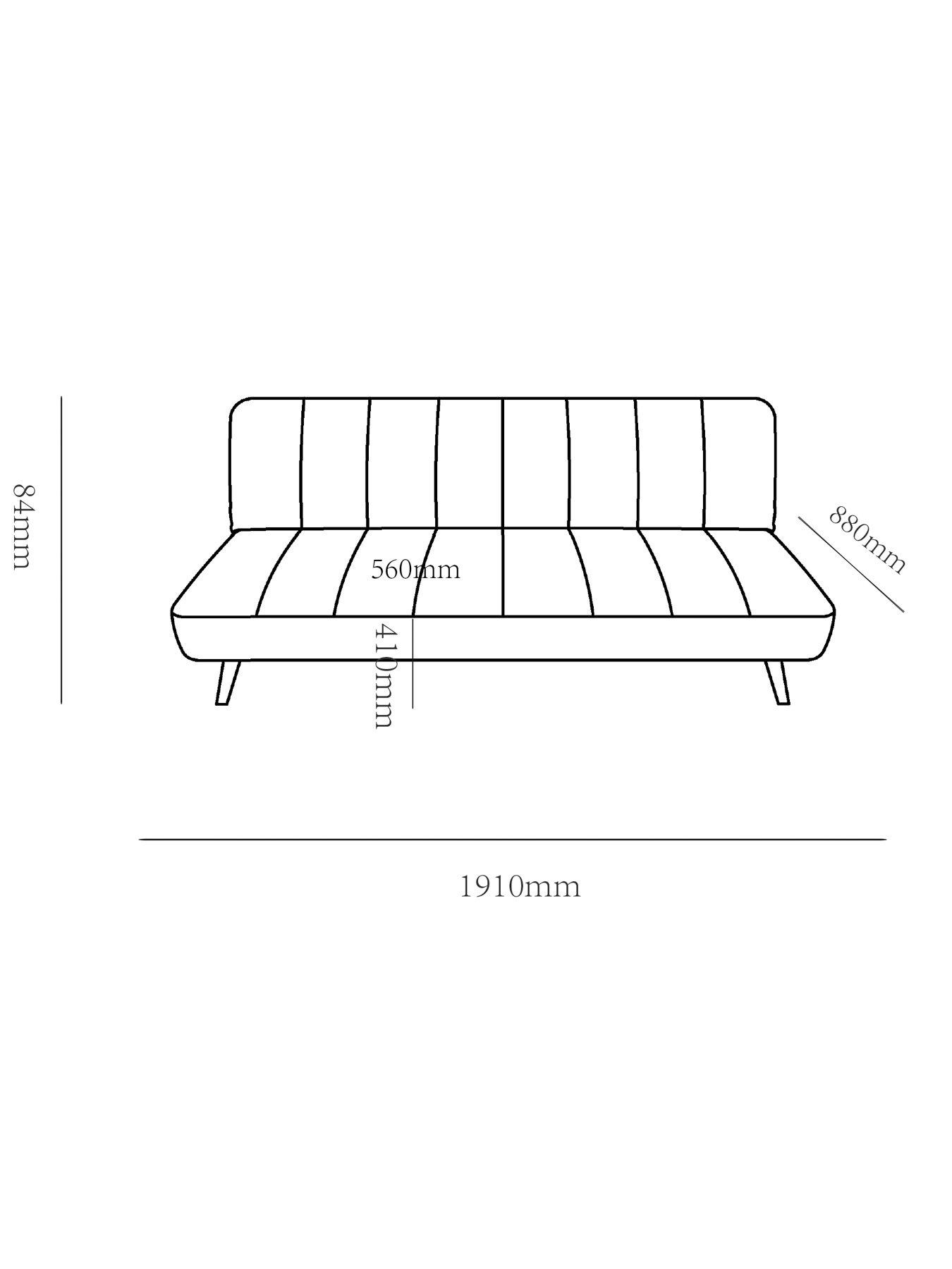 Image 7 of 7 of The Very Collection Courtina Sofa Bed