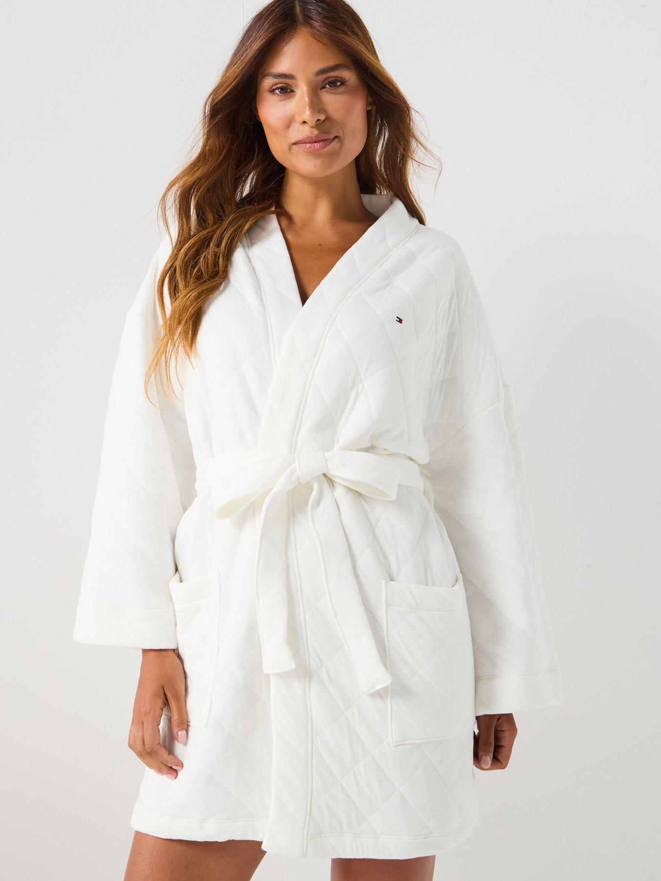 Tommy Hilfiger Gift Quilted Robe - Beige