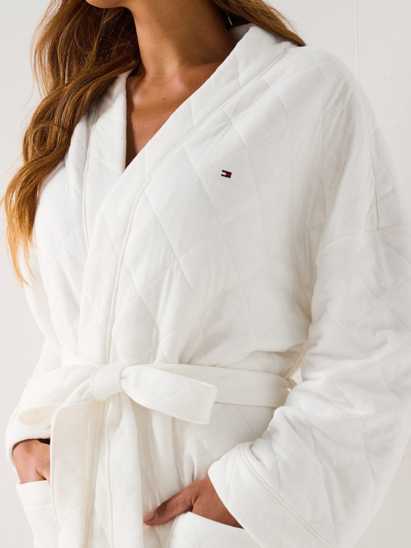 Image 5 of 5 of Tommy Hilfiger Gift Quilted Robe - Beige