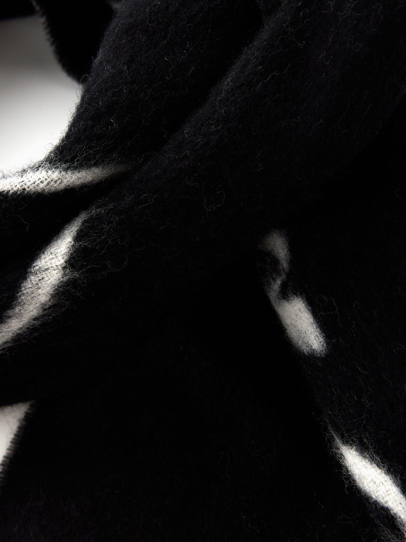 Image 4 of 4 of Tommy Hilfiger Script Logo Scarf - Black