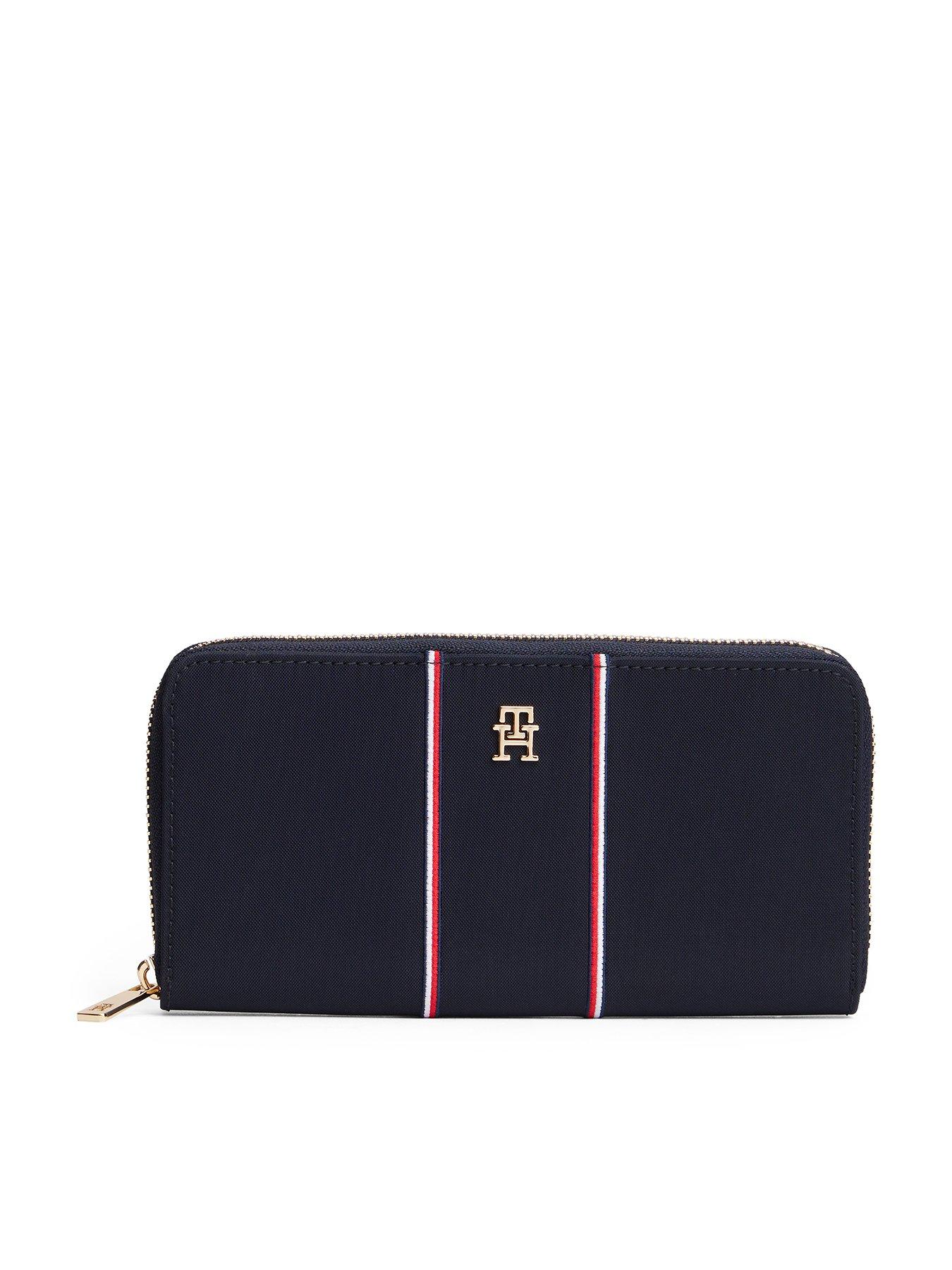 tommy-hilfiger-icon-large-nylon-zip-purse-bluefront