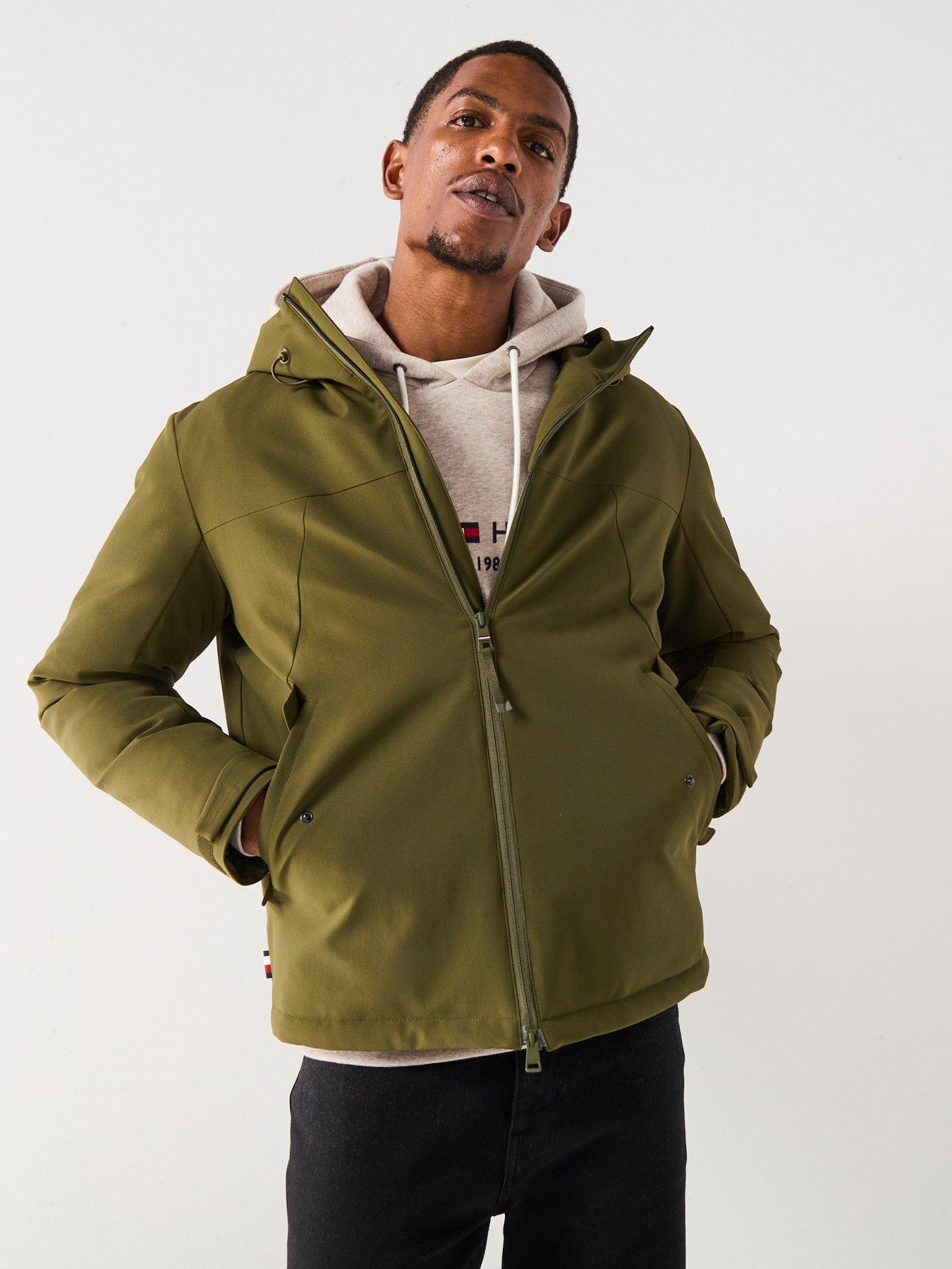 Tommy Hilfiger Tech Hooded Short Padded Jacket - Green