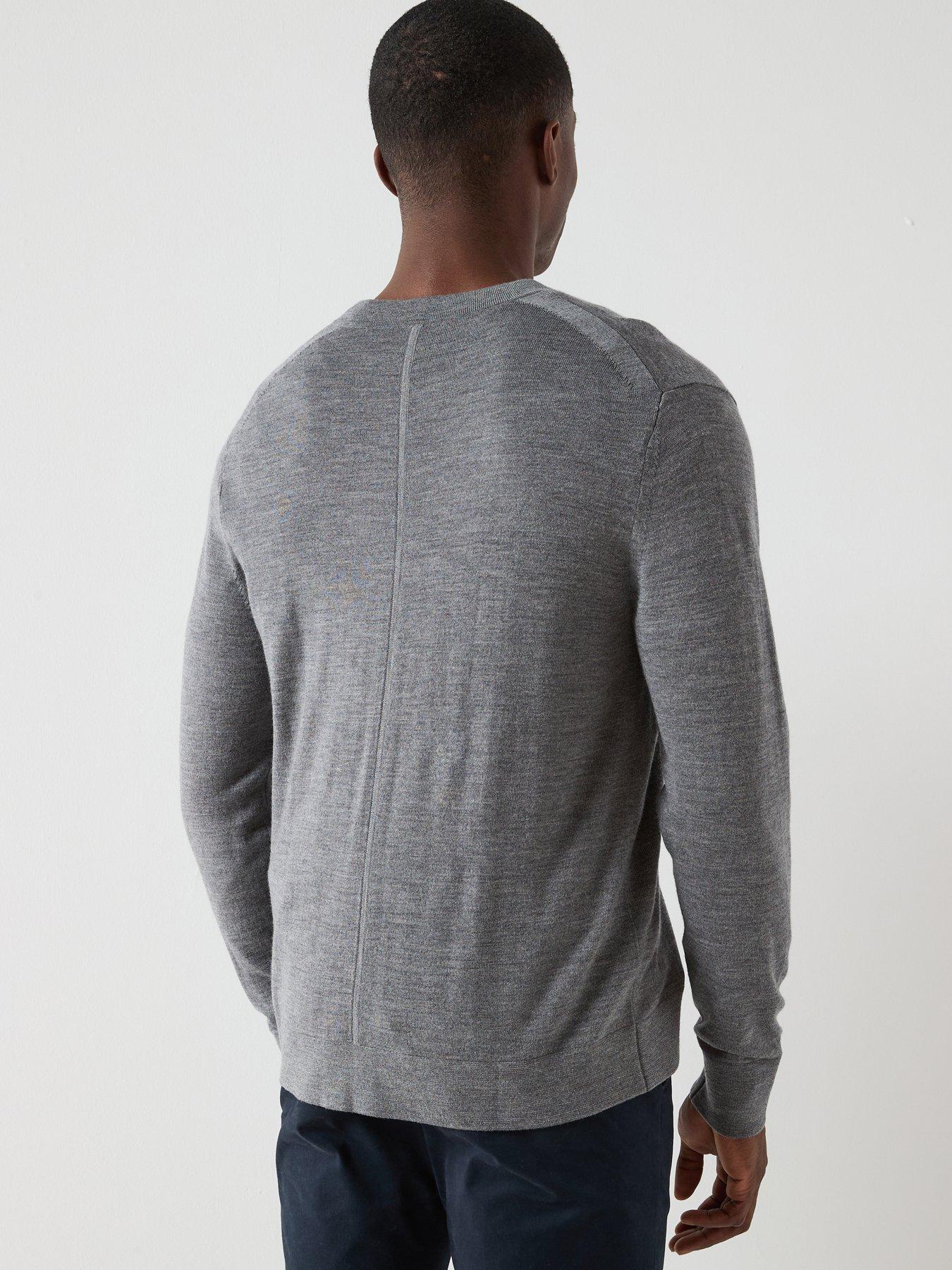 calvin-klein-merino-knitted-cardigan-greystillFront