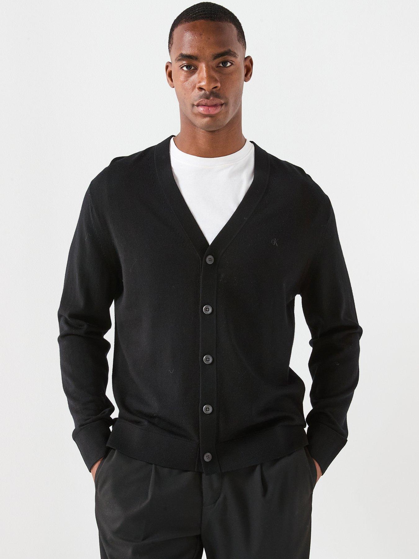 calvin-klein-merino-knitted-cardigan-black