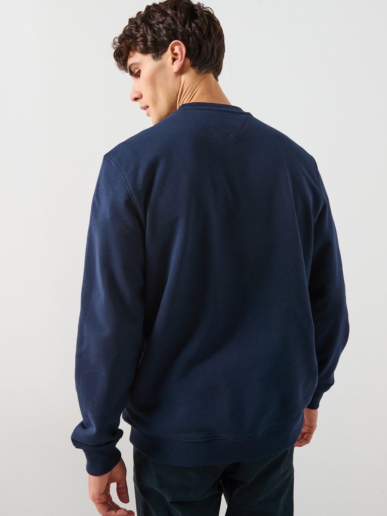tommy-jeans-large-flag-crew-sweatshirt-bluestillFront