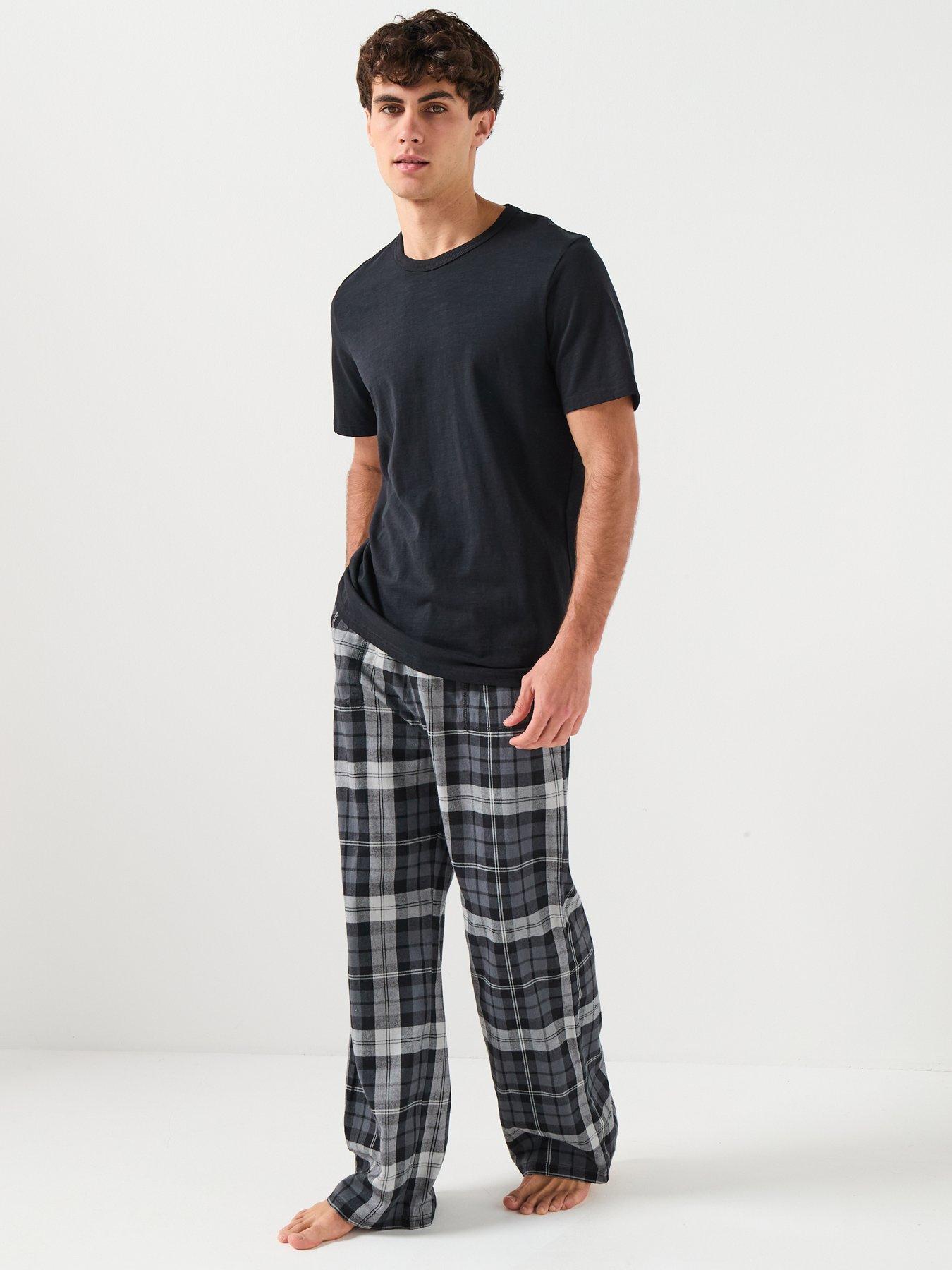 tommy-hilfiger-check-flannel-pyjama-pants-dark-greyback