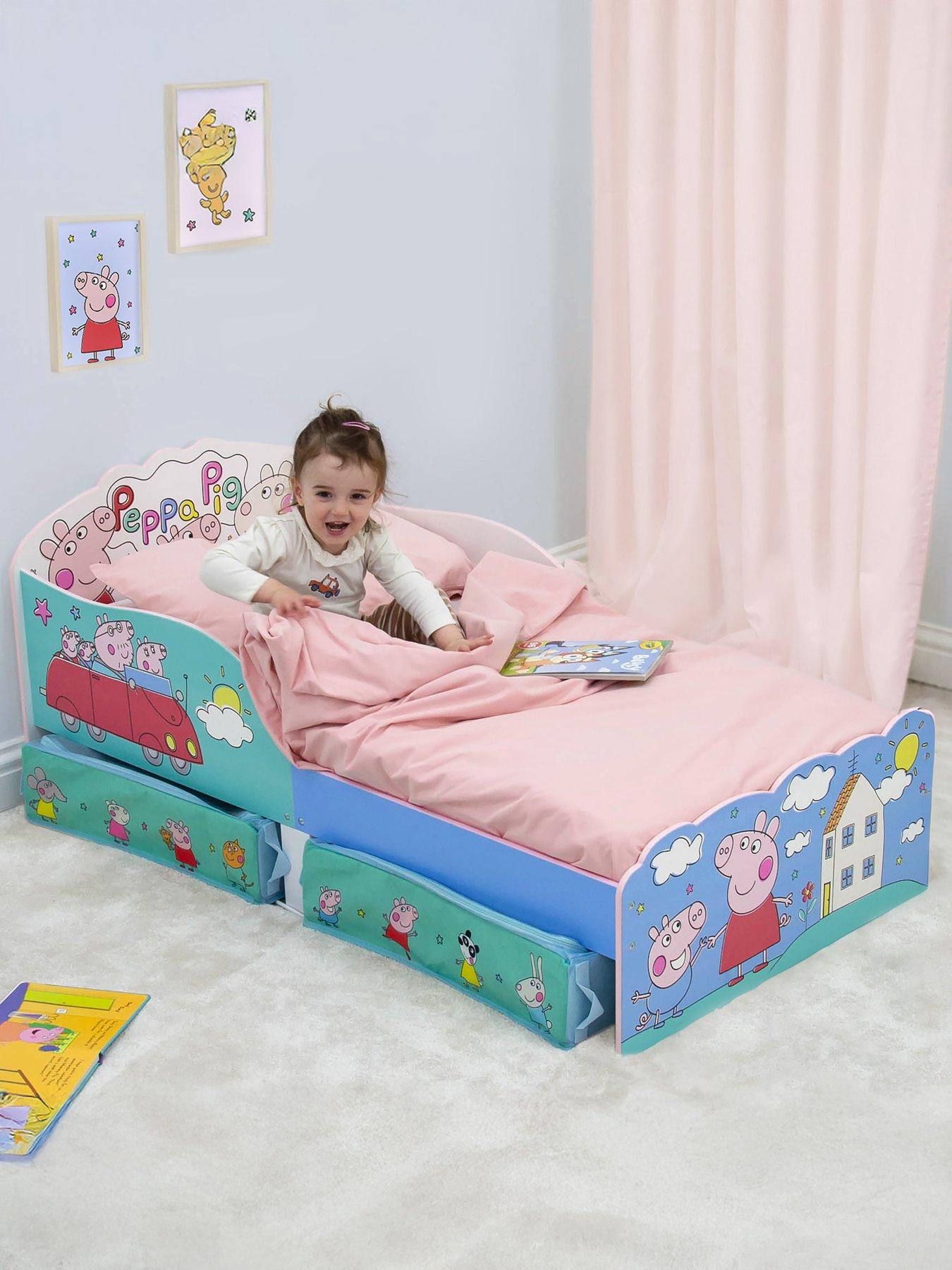 Peppa Pig Peppa Playful Toddler Bed With Storage