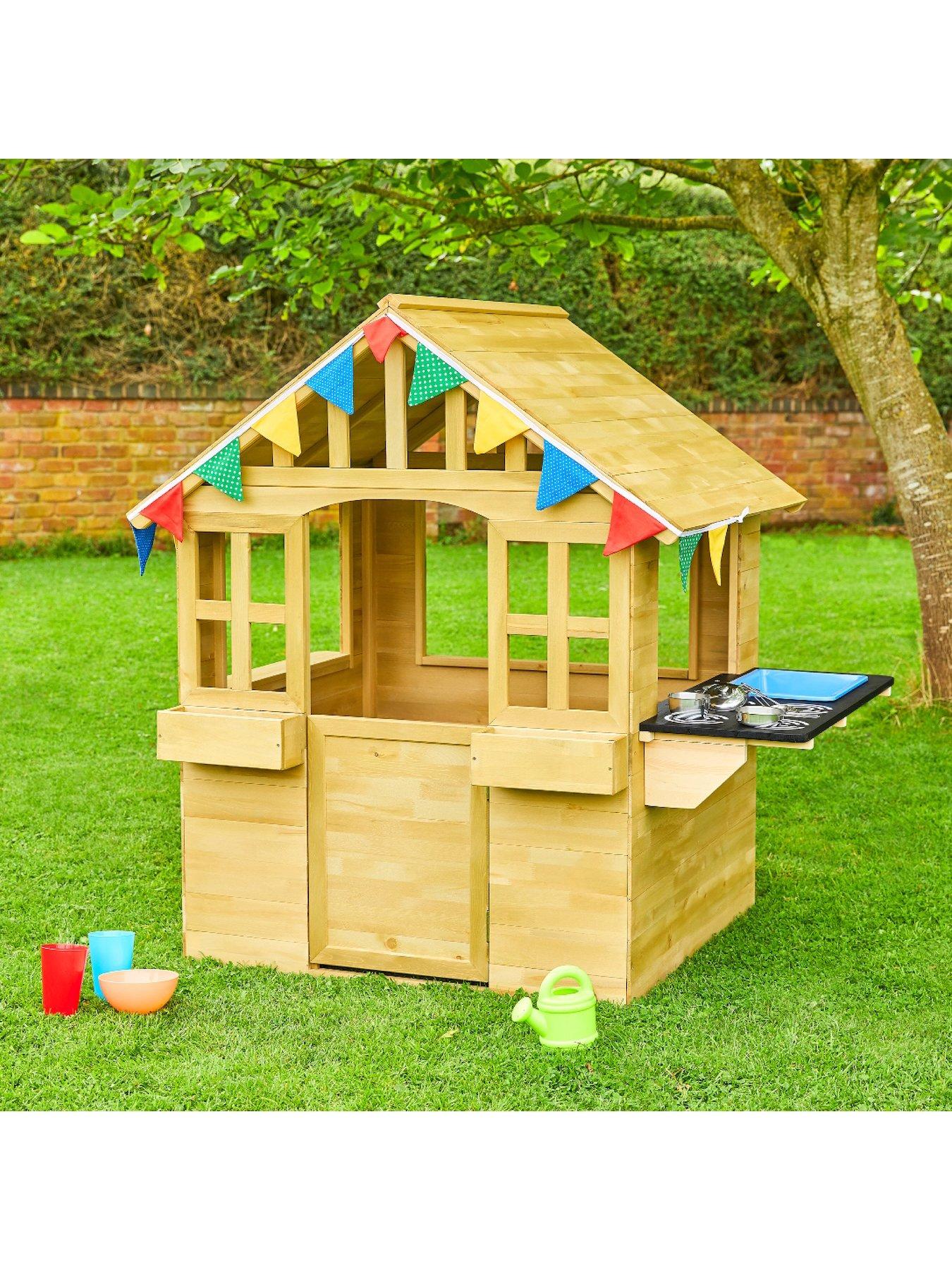 TP Cubby Wooden Playhouse W/Mud Kitchen Very Ireland