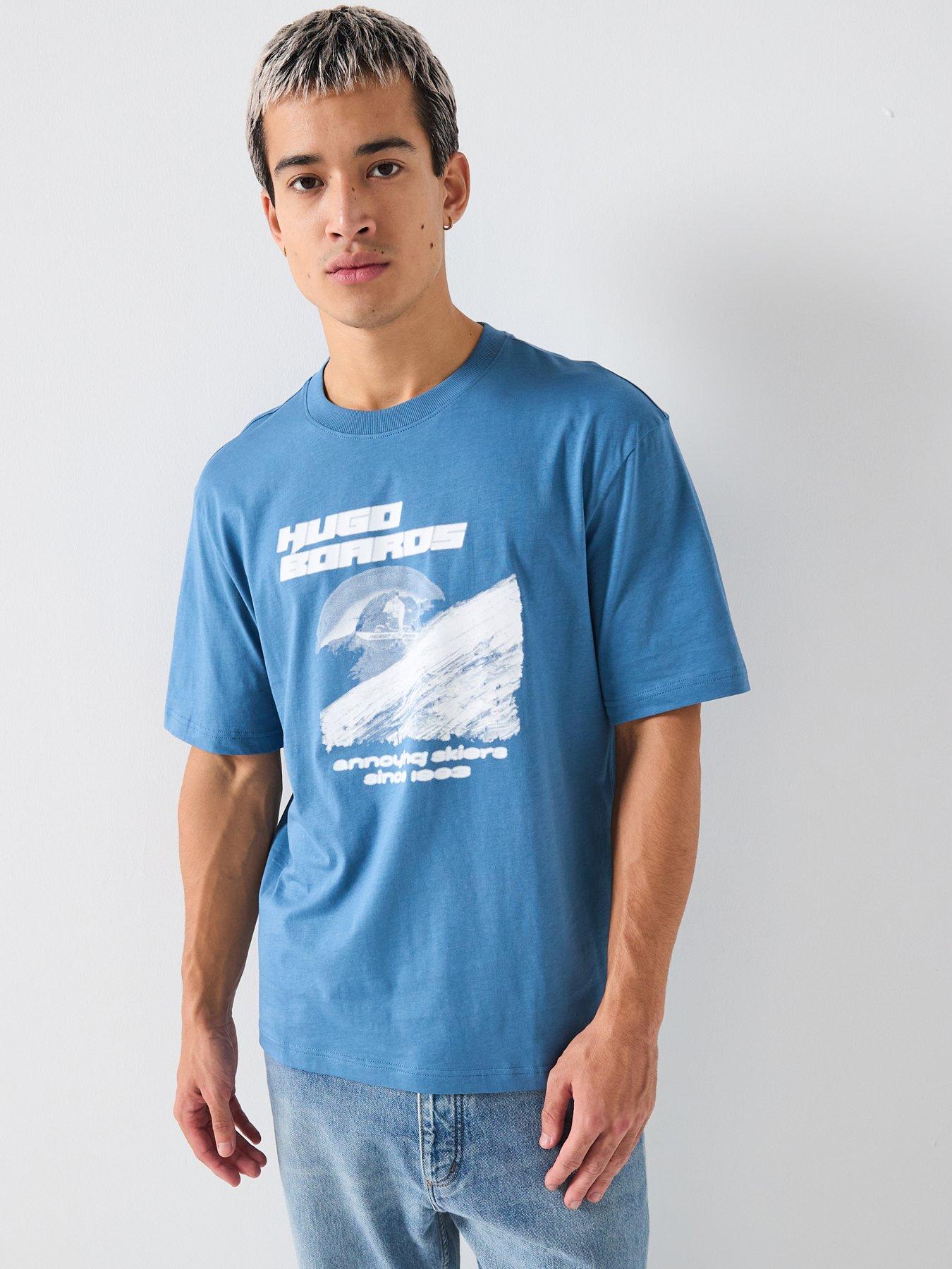 hugo-napolux-regular-fit-t-shirt-blue