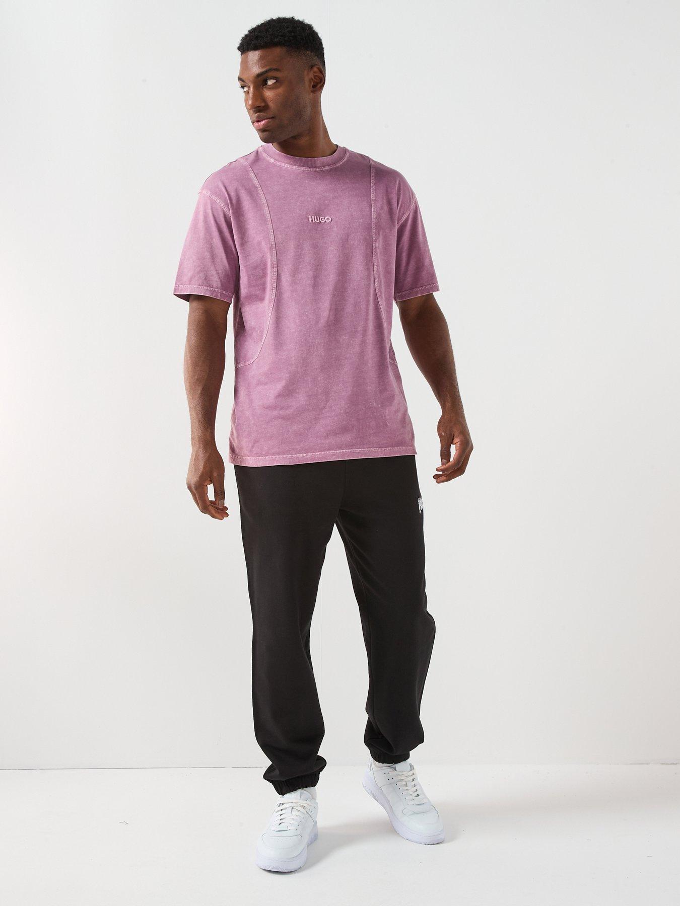 hugo-nete-loose-fit-t-shirt-dark-pinkback