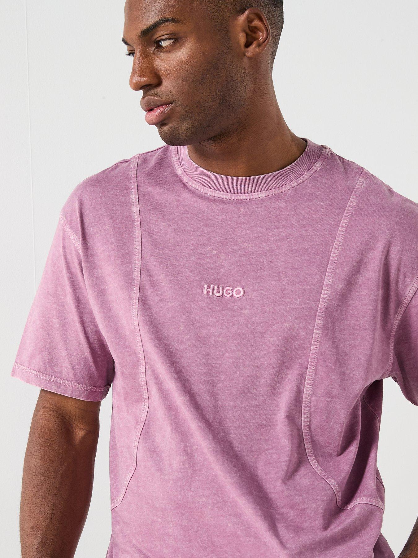 hugo-nete-loose-fit-t-shirt-dark-pinkoutfit