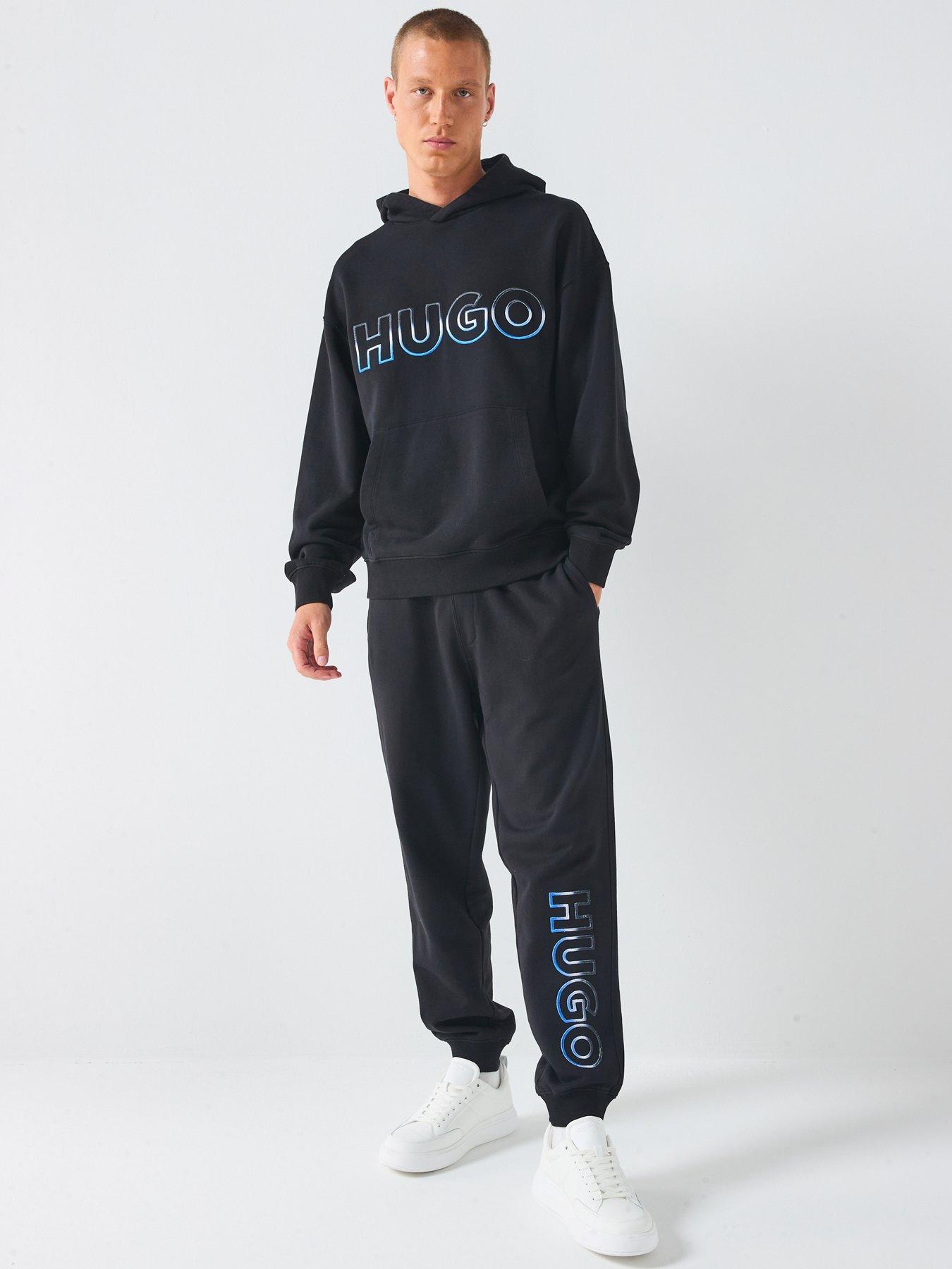 Image 3 of 6 of HUGO Nogtro Regular Fit Sweat Joggers - Black