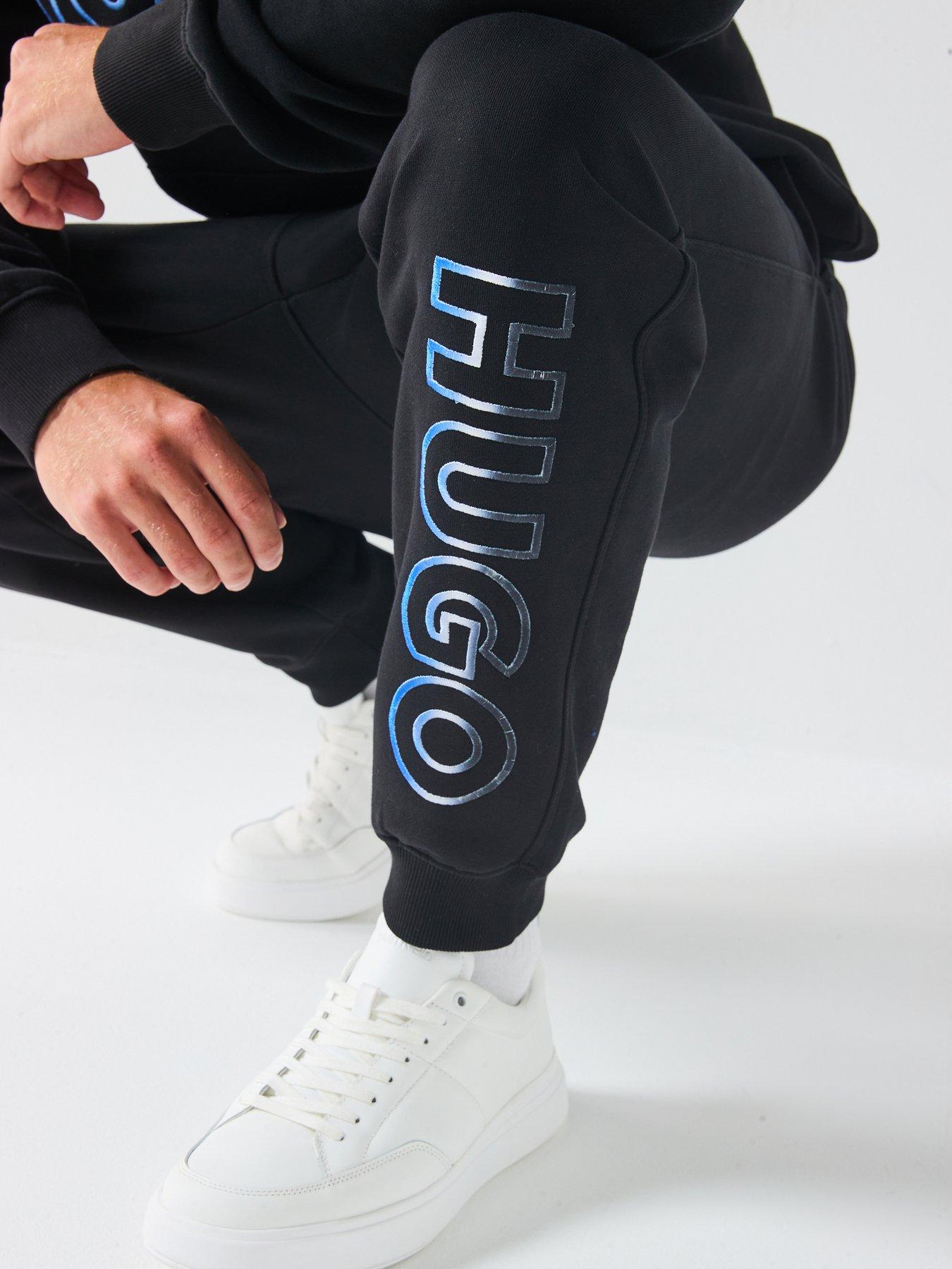 Image 4 of 6 of HUGO Nogtro Regular Fit Sweat Joggers - Black