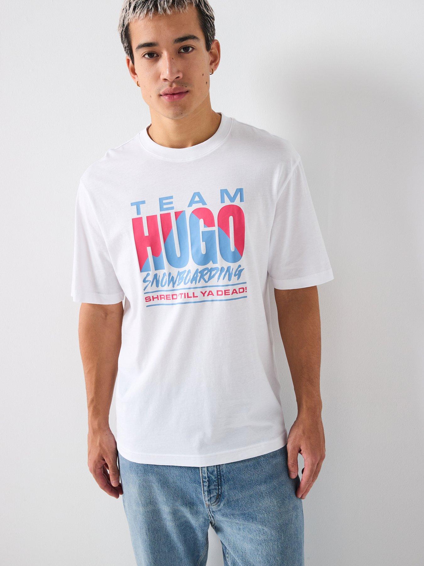 HUGO Hugo Narolix Regular Fit T-shirt - White