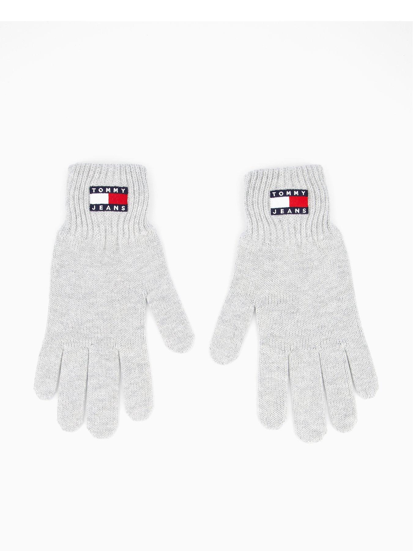 tommy-jeans-heritage-gloves-with-logo-grey