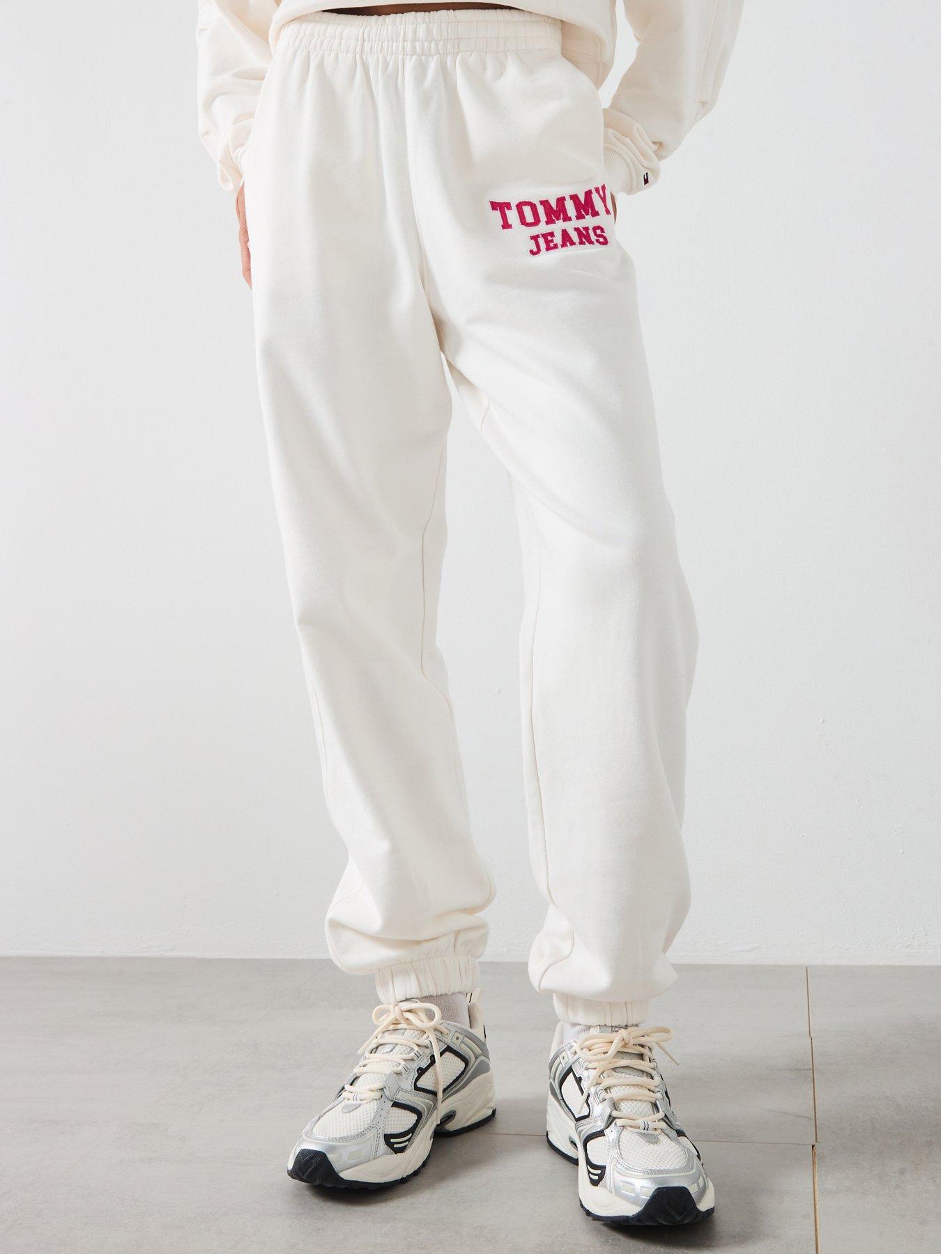Tommy Jeans Varsity Joggers - White
