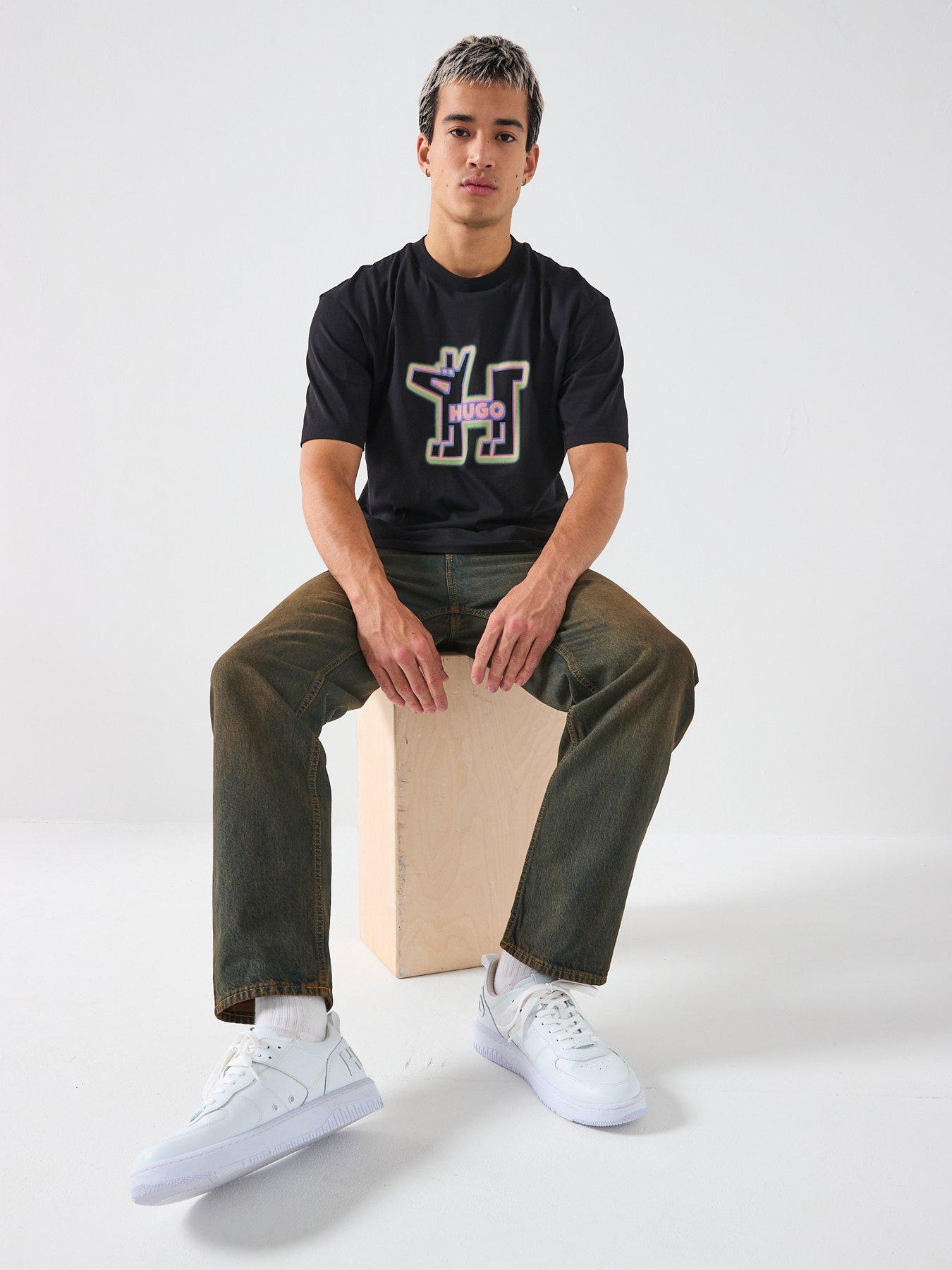 HUGO Jonah Regular Fit Jeans - Navy