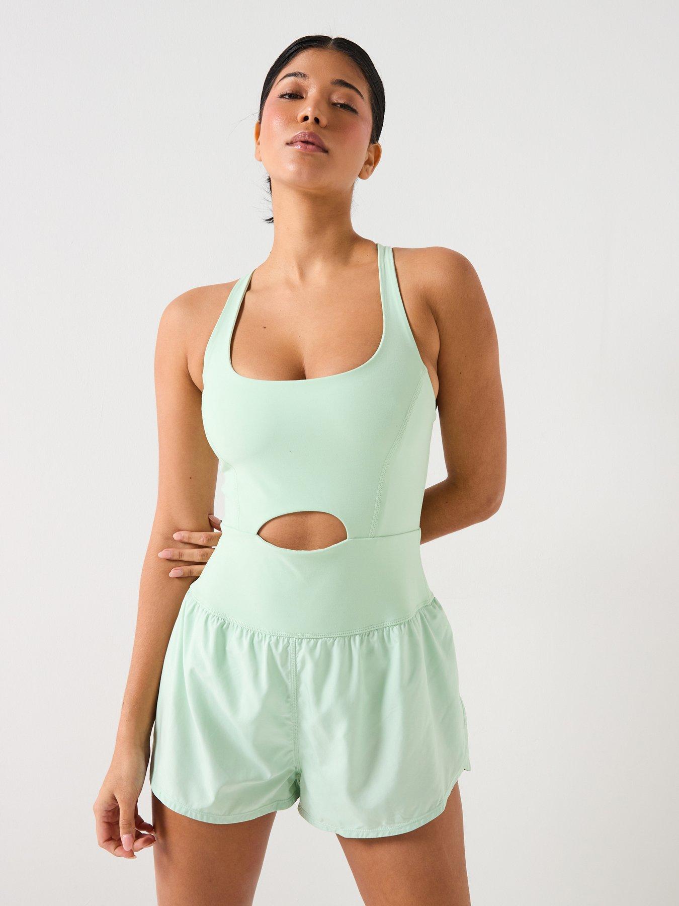 FP Movement Womens Training Righteous Runsie - Green