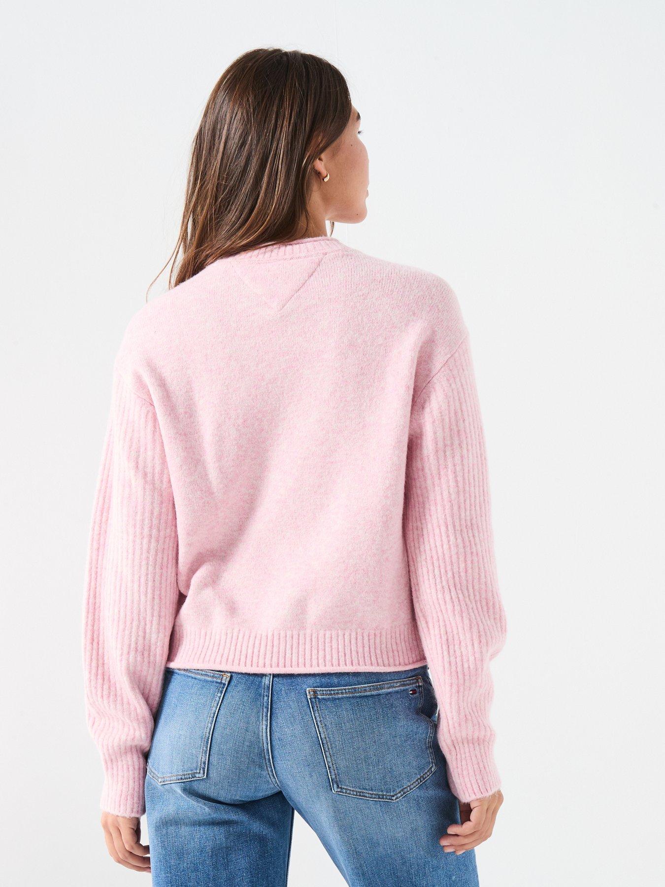 tommy-jeans-melange-flag-sweater-pinkstillFront