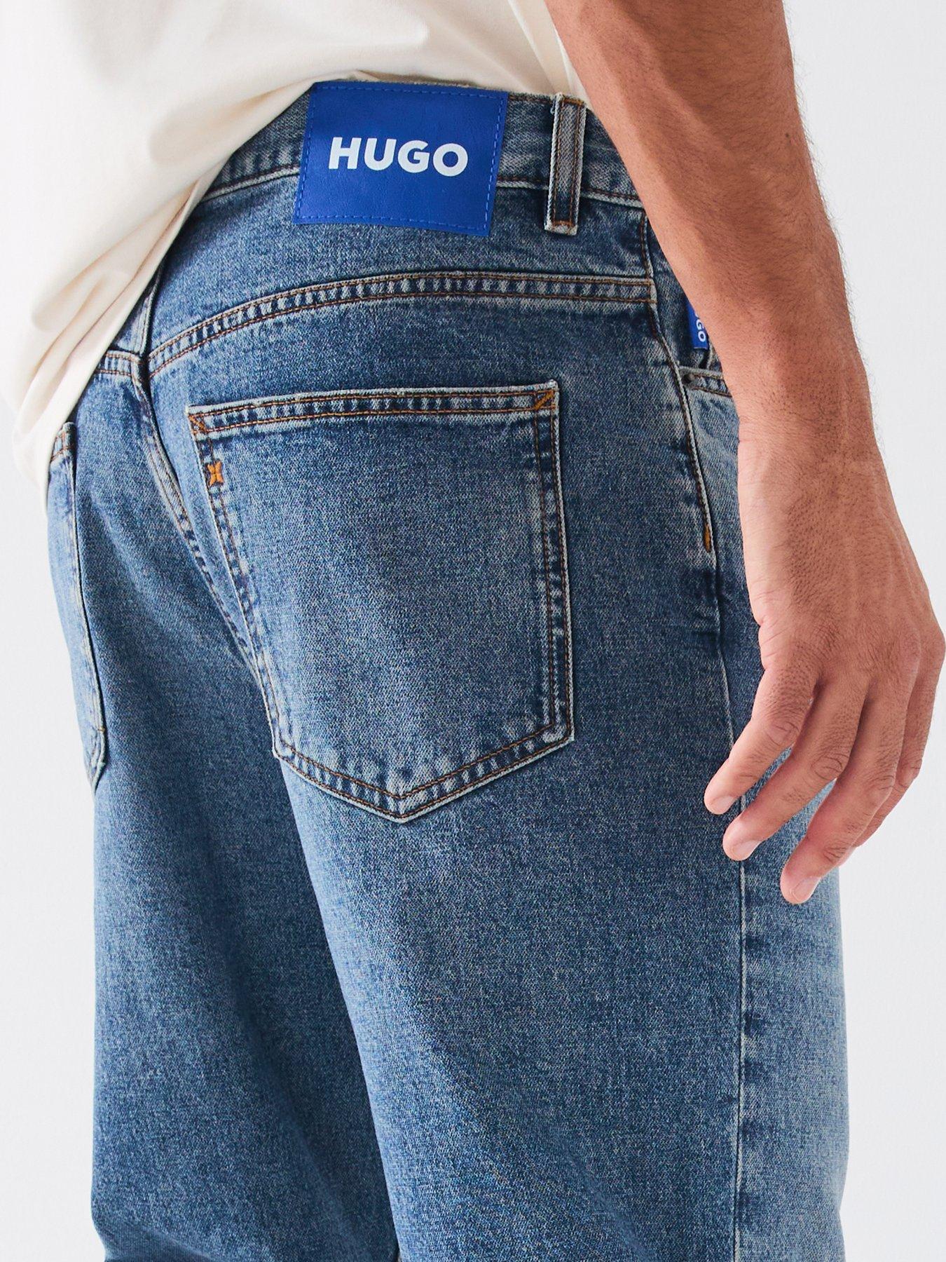 hugo-nate-baggy-fit-jeans-bluedetail