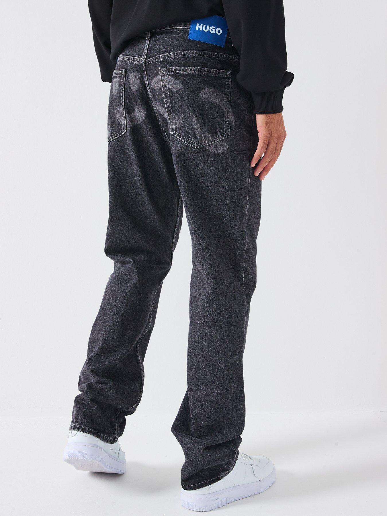 hugo-nate-baggy-fit-jeans-blackstillFront