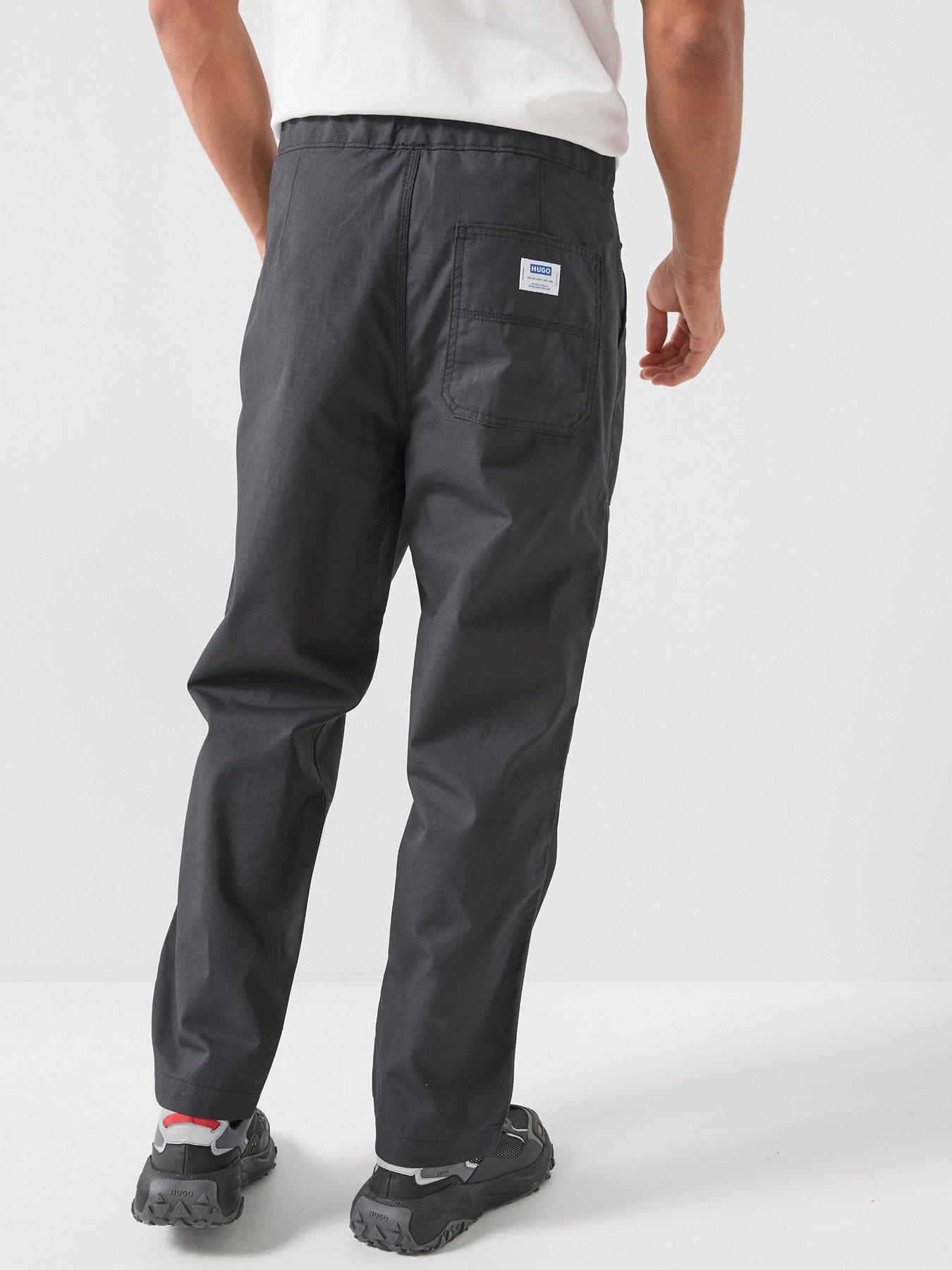 Image 2 of 5 of HUGO Geiko254 Tapered Fit Trousers - Black