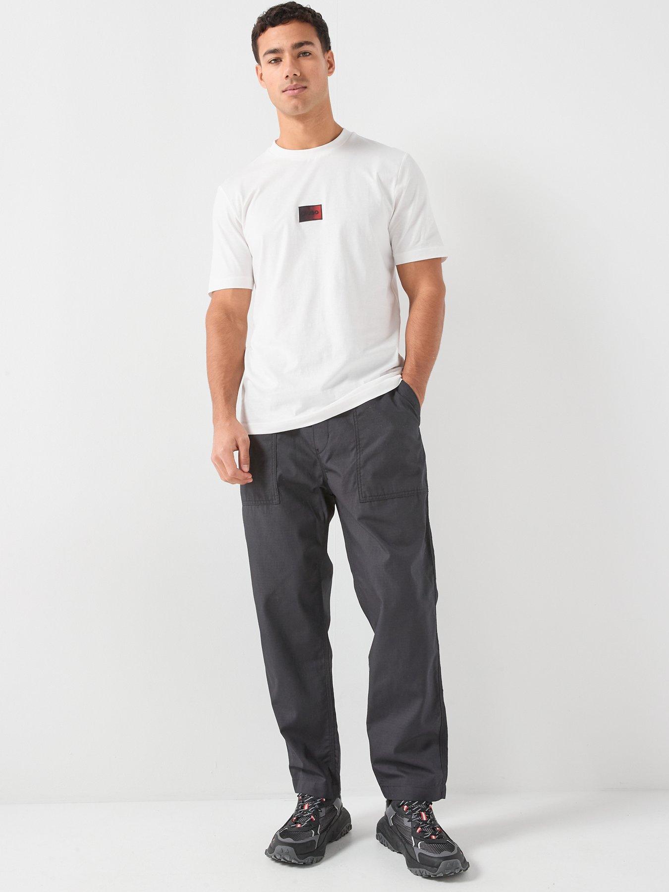 Image 5 of 5 of HUGO Geiko254 Tapered Fit Trousers - Black