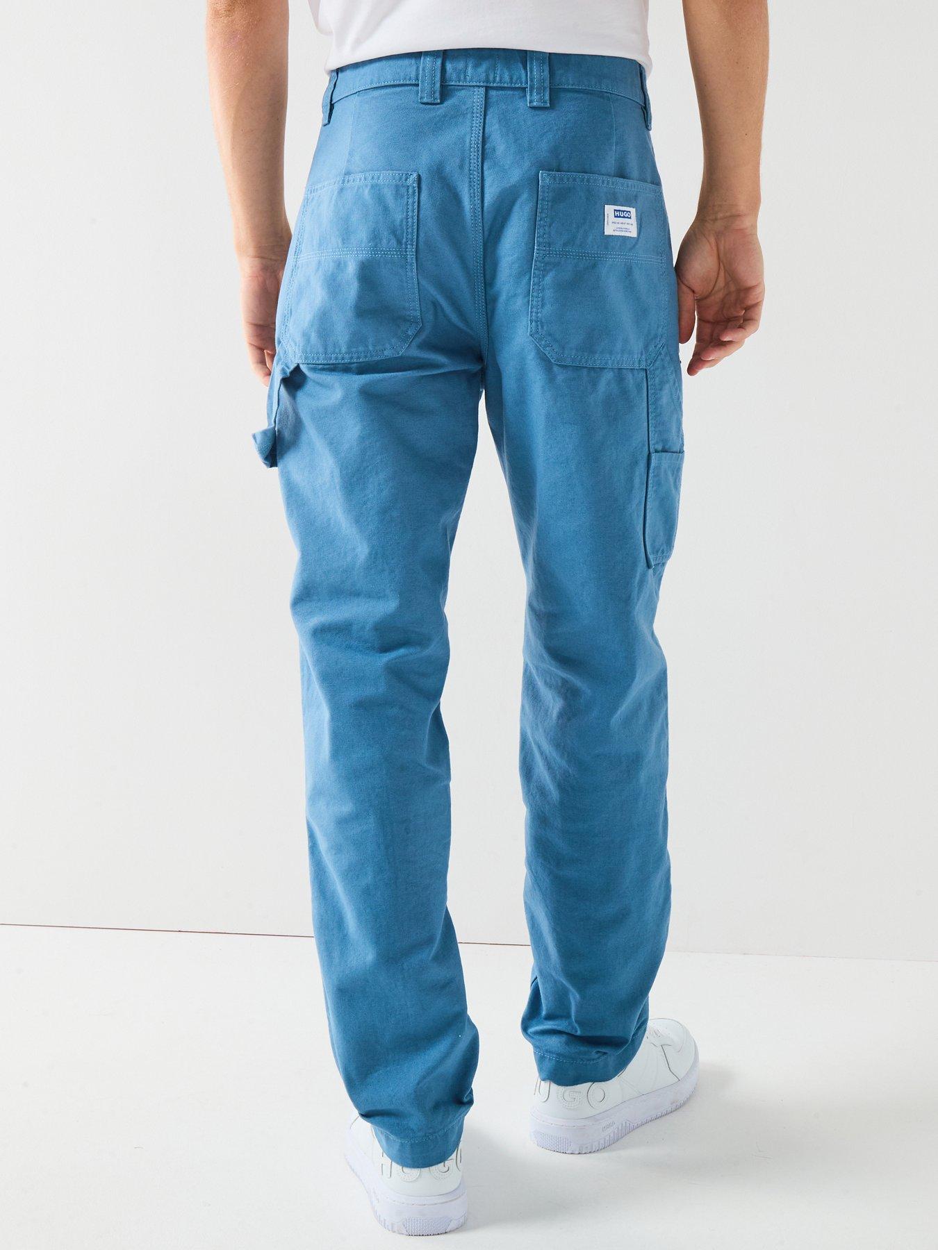 hugo-gioro254w-tapered-fit-trousers-bluestillFront