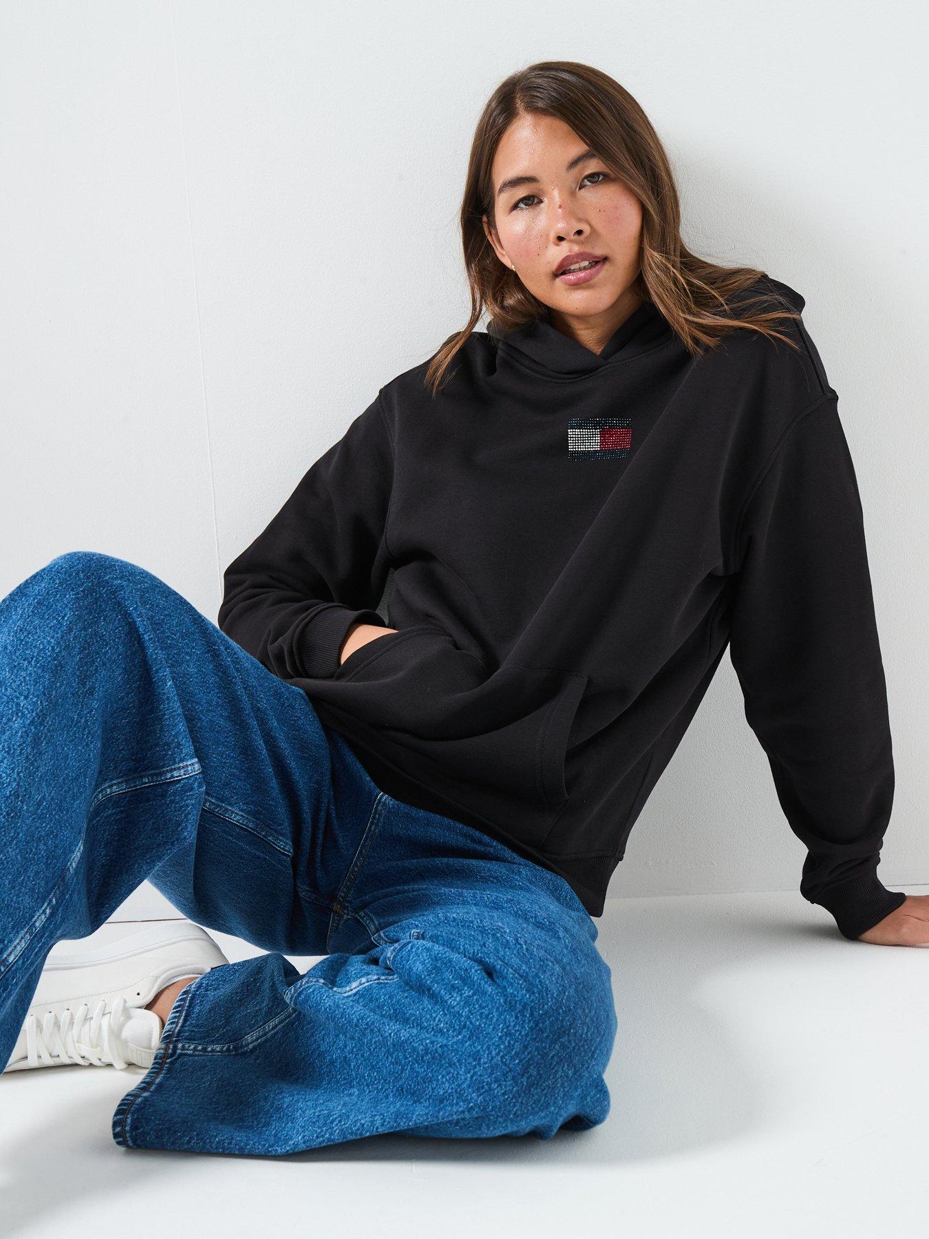 tommy-jeans-varsity-diamante-logo-hoodie-black