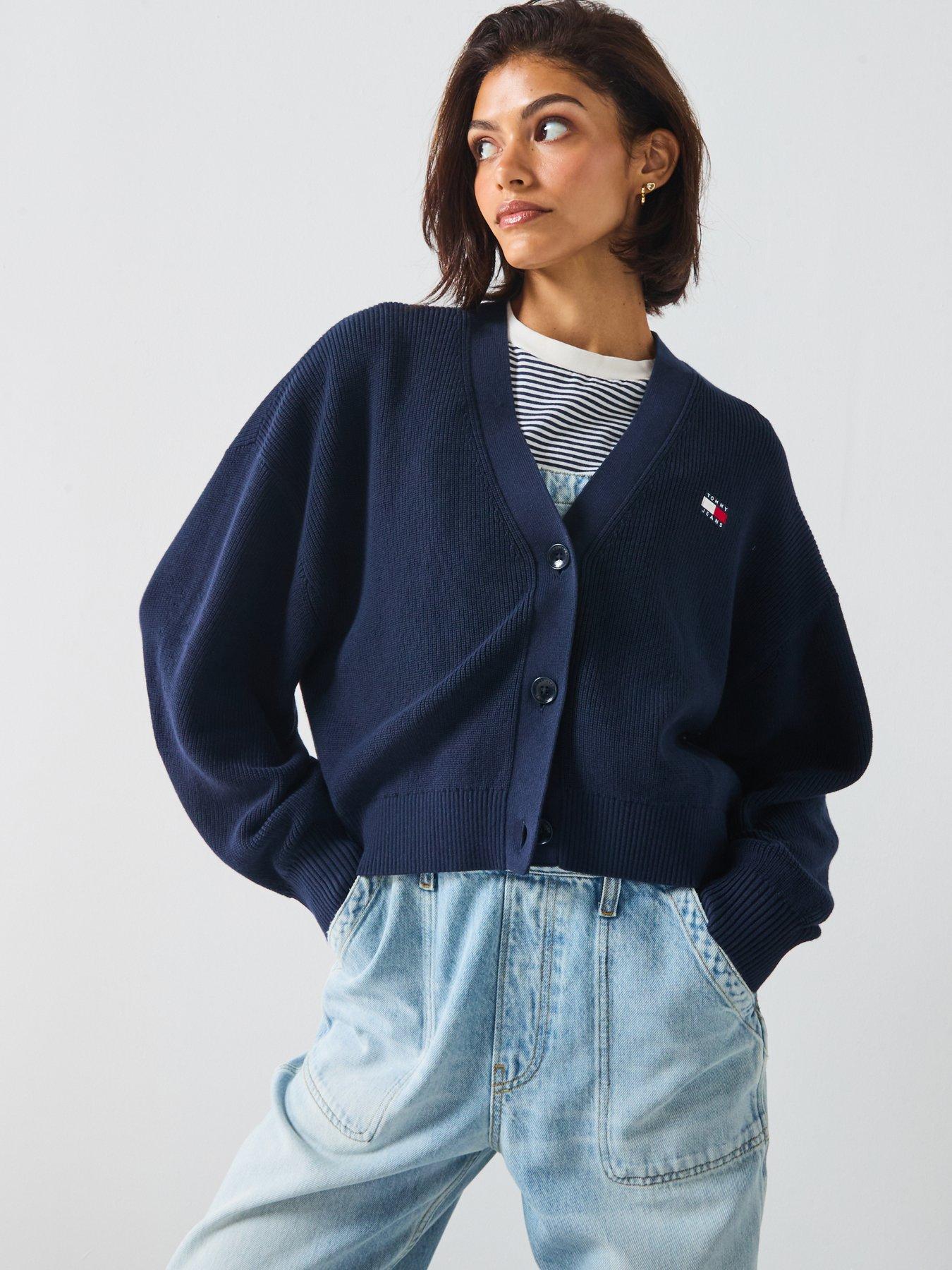 tommy-jeans-ribbed-logo-v-neck-tops-bluestillFront