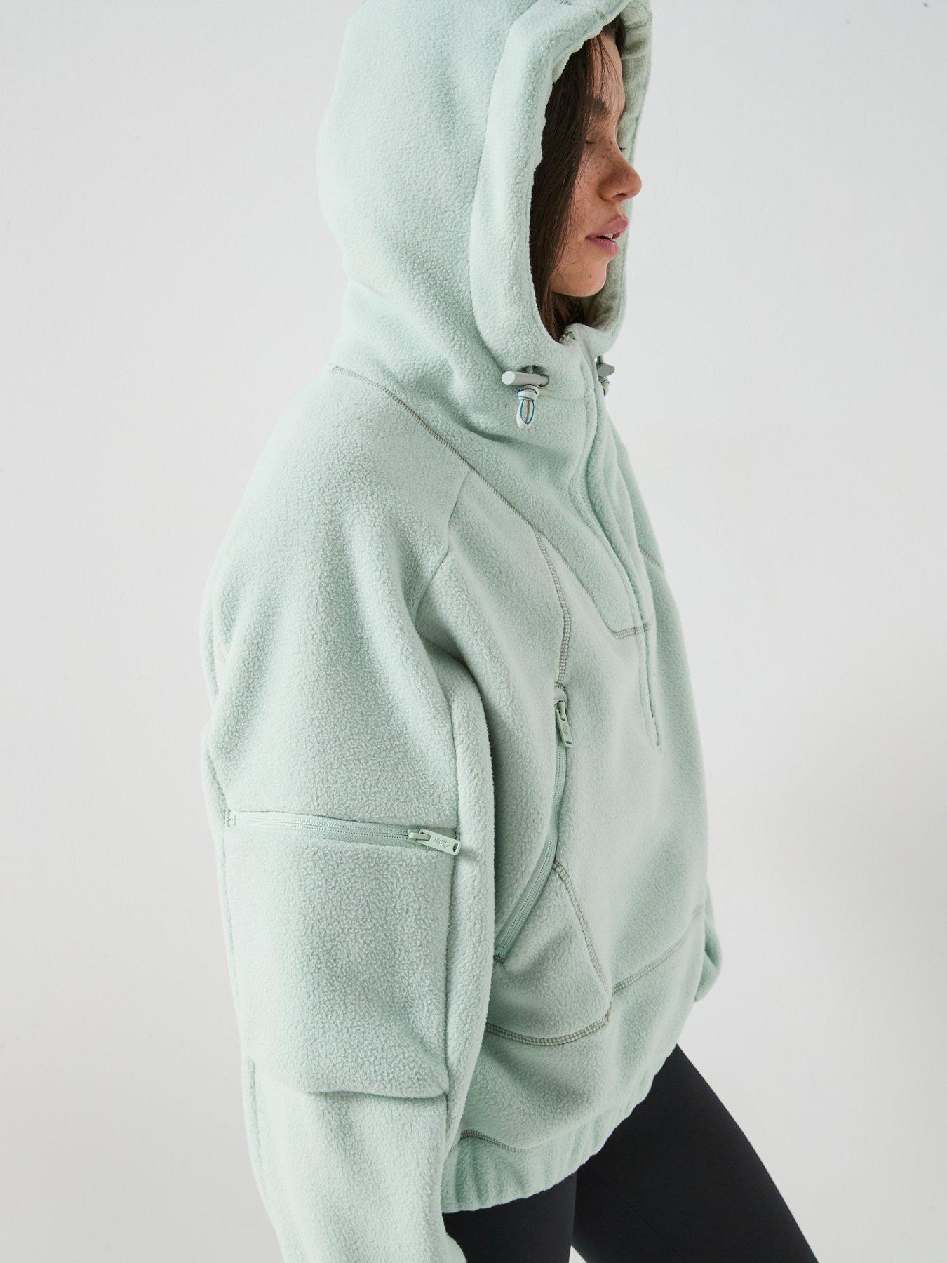 Image 6 of 6 of FP Movement Womens Training Wild And Free Fleece Pull - Green